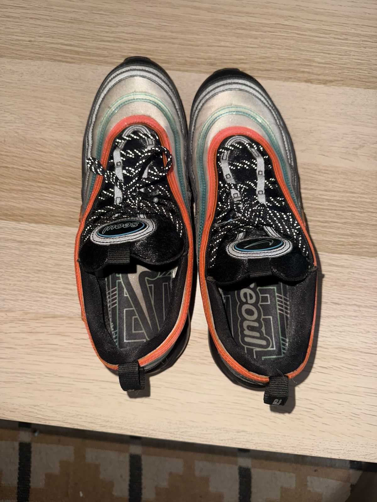 Nike Nike Air Max 97 On Air Neon Seoul Size US 11 / EU 44 - 3 Thumbnail