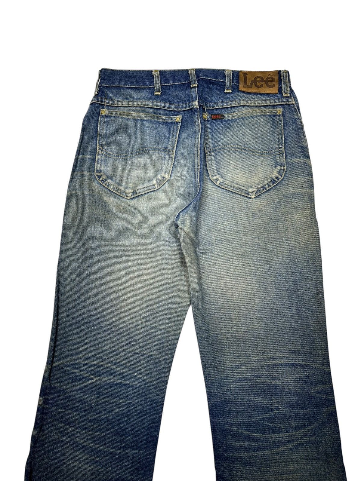 Lee LEE RIDERS MUD WASH RUSTY DISTRESS SEMI FLARE DENIM JEANS Size US 30 / EU 46 - 9 Thumbnail