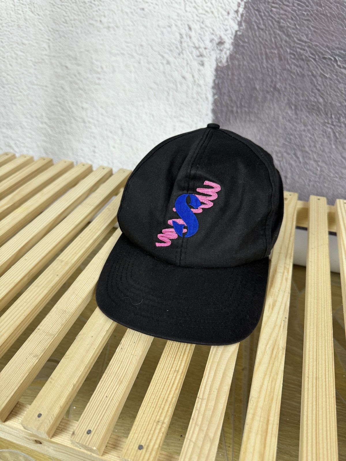 Powell Peralta Vintage Skateboard one size black big logo “S” cap Size ONE SIZE - 3 Thumbnail