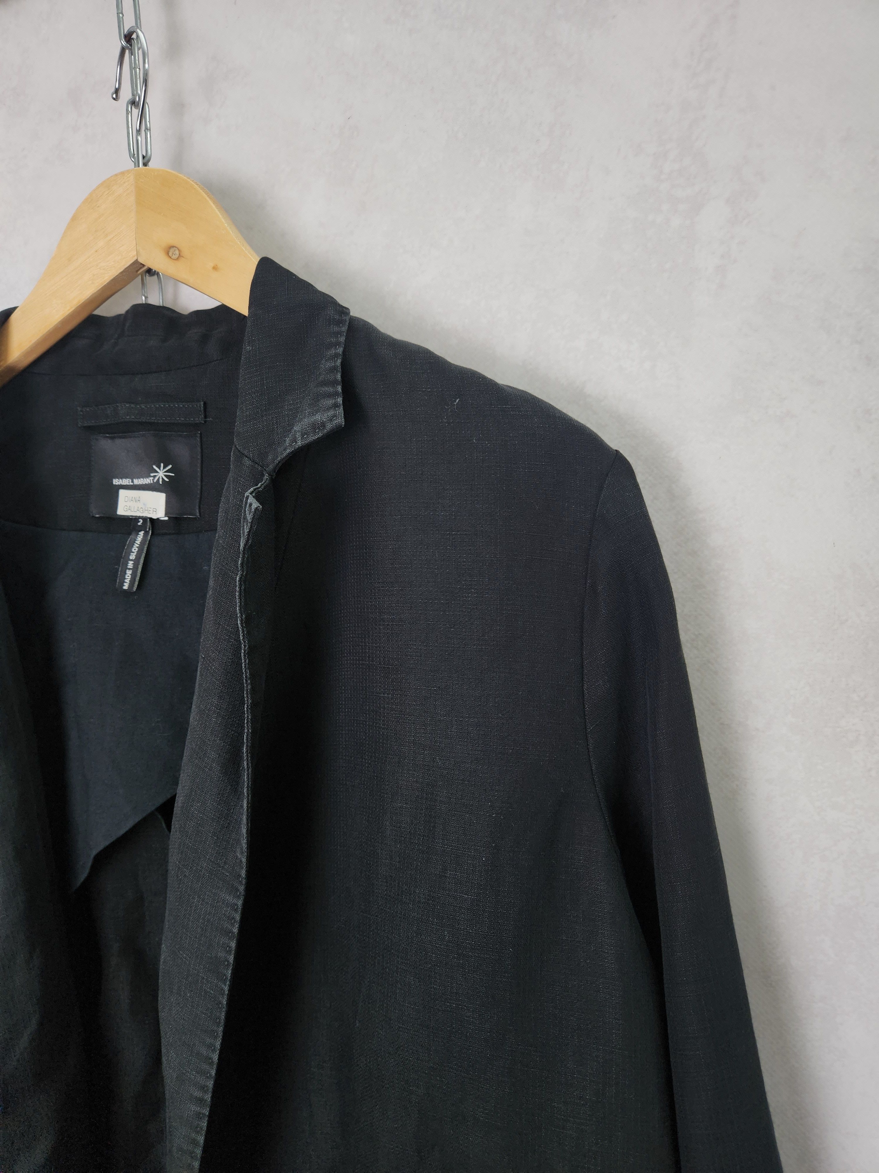 Isabel Marant Isabel Marant black linen tencel blazer size 2 Size XXS / US 00 / IT 34 - 6 Thumbnail