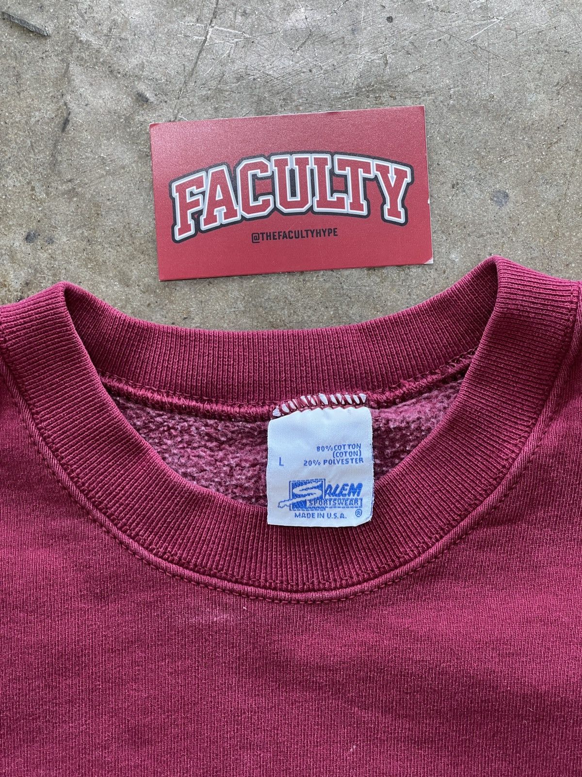 NCAA Vintage Alabama Crimson Tide Salem Crewneck Large Size US L / EU 52-54 / 3 - 3 Thumbnail