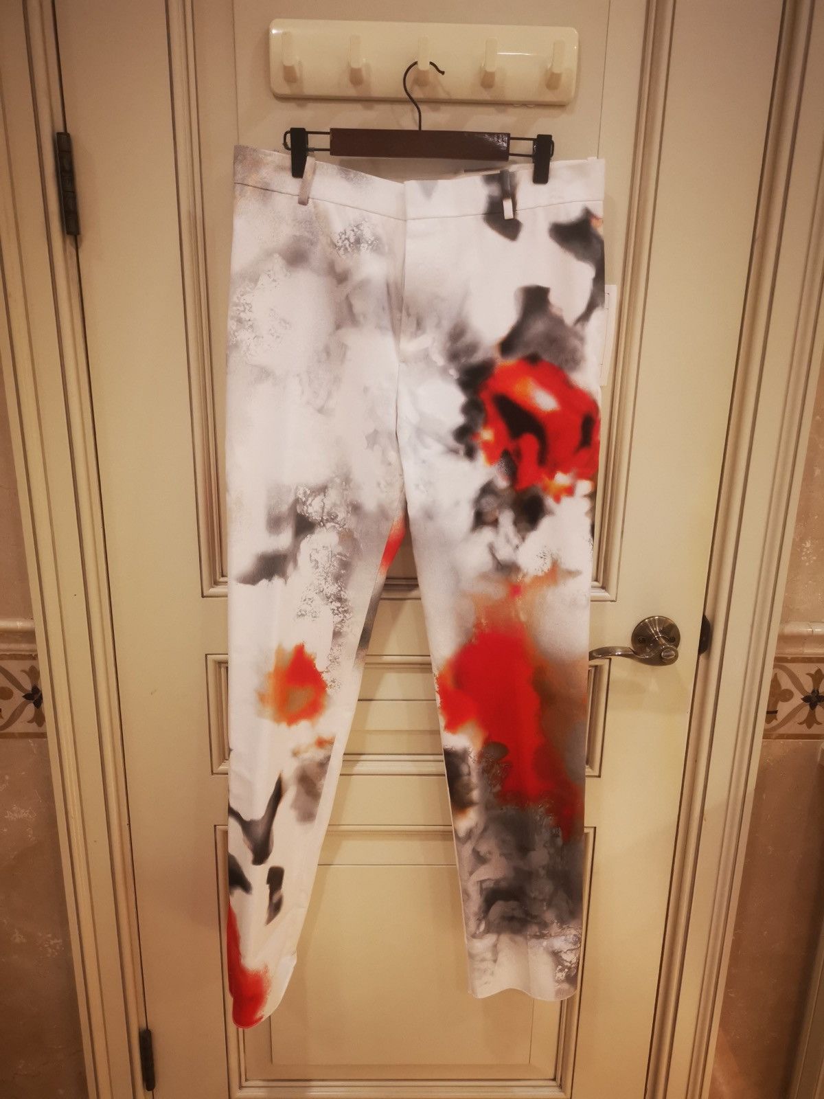 Alexander McQueen obscured flower print pants size48 Size US 31 - 3 Thumbnail