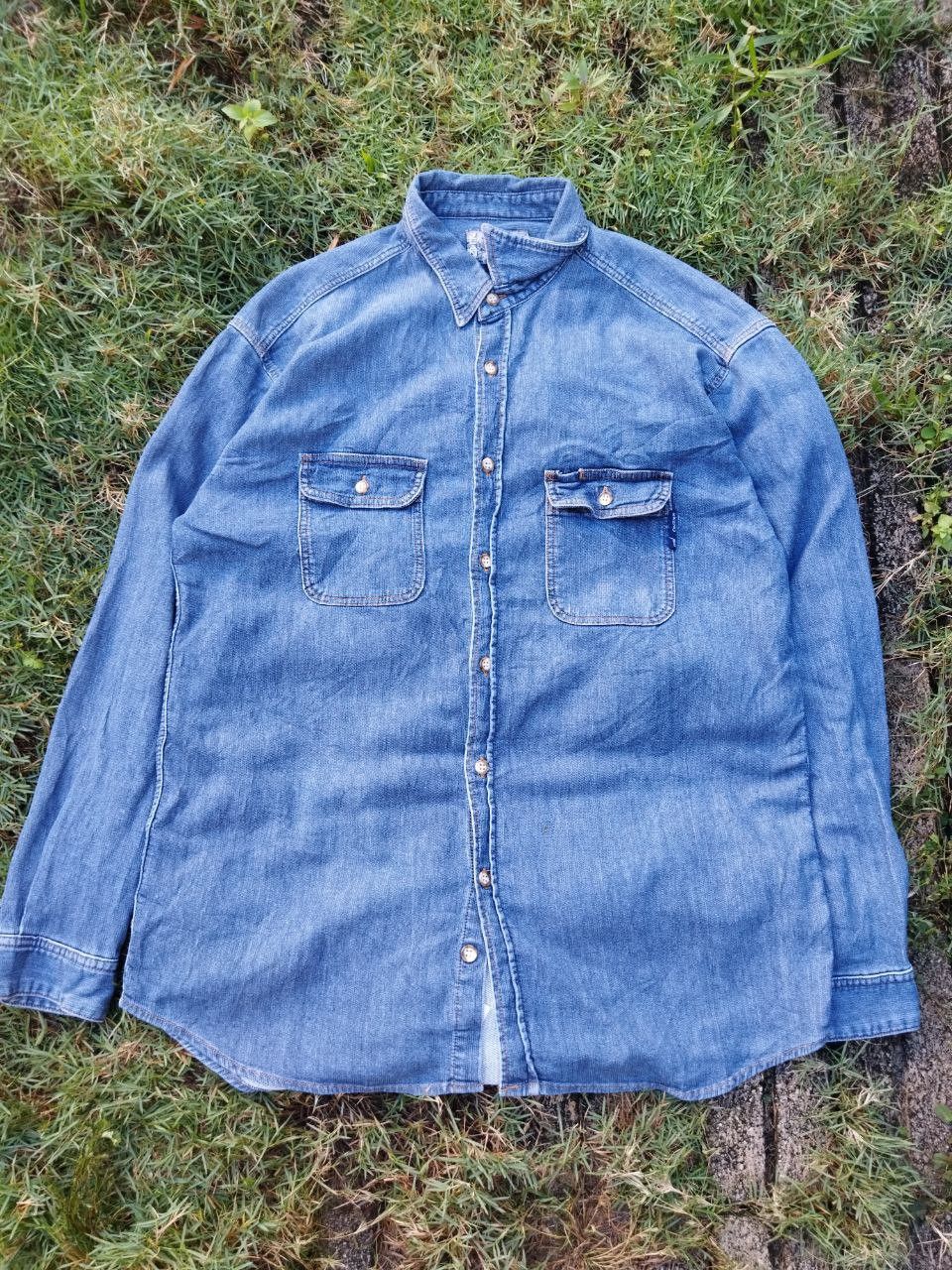 Kenzo Vintage Kenzo Japan Denim Shirt Size US XL / EU 56 / 4 - 5 Thumbnail
