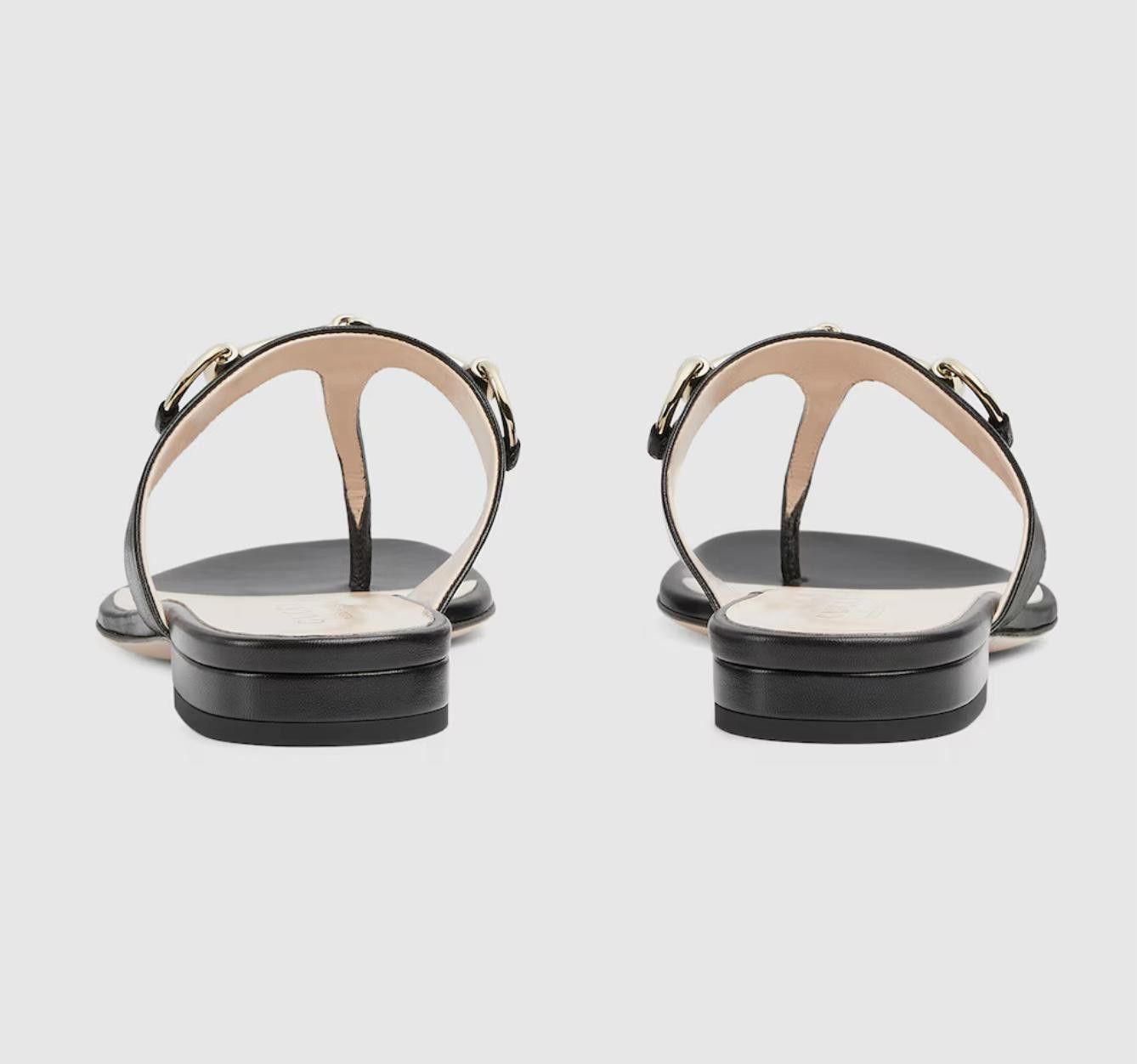Gucci WOMEN'S THONG SANDAL WITH HORSEBIT SIZE 40 Size ONE SIZE - 3 Thumbnail