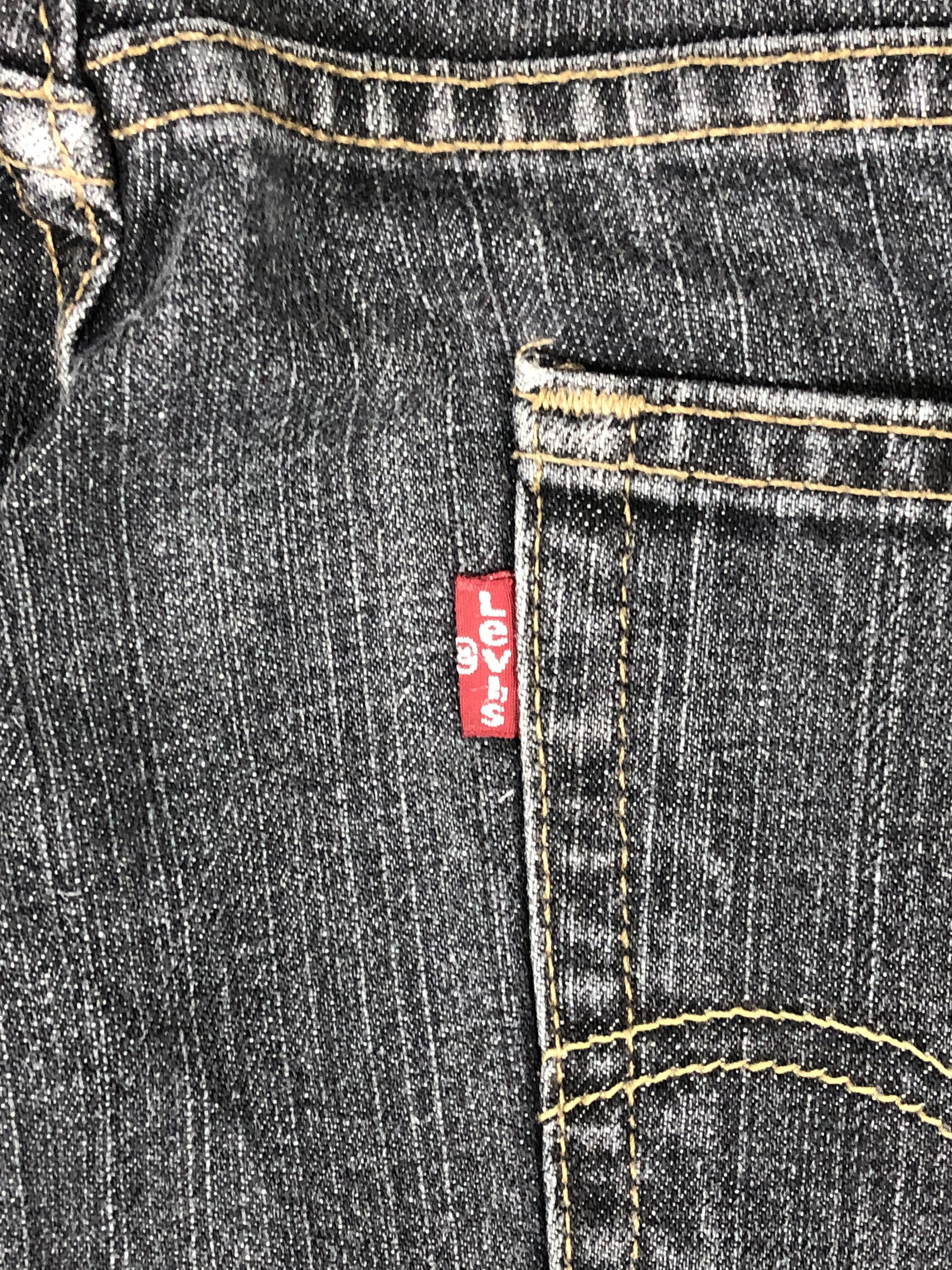 Levi's Distressed Vintage Levis 514 Black Jeans DP2367 Size US 36 / EU 52 - 6 Thumbnail