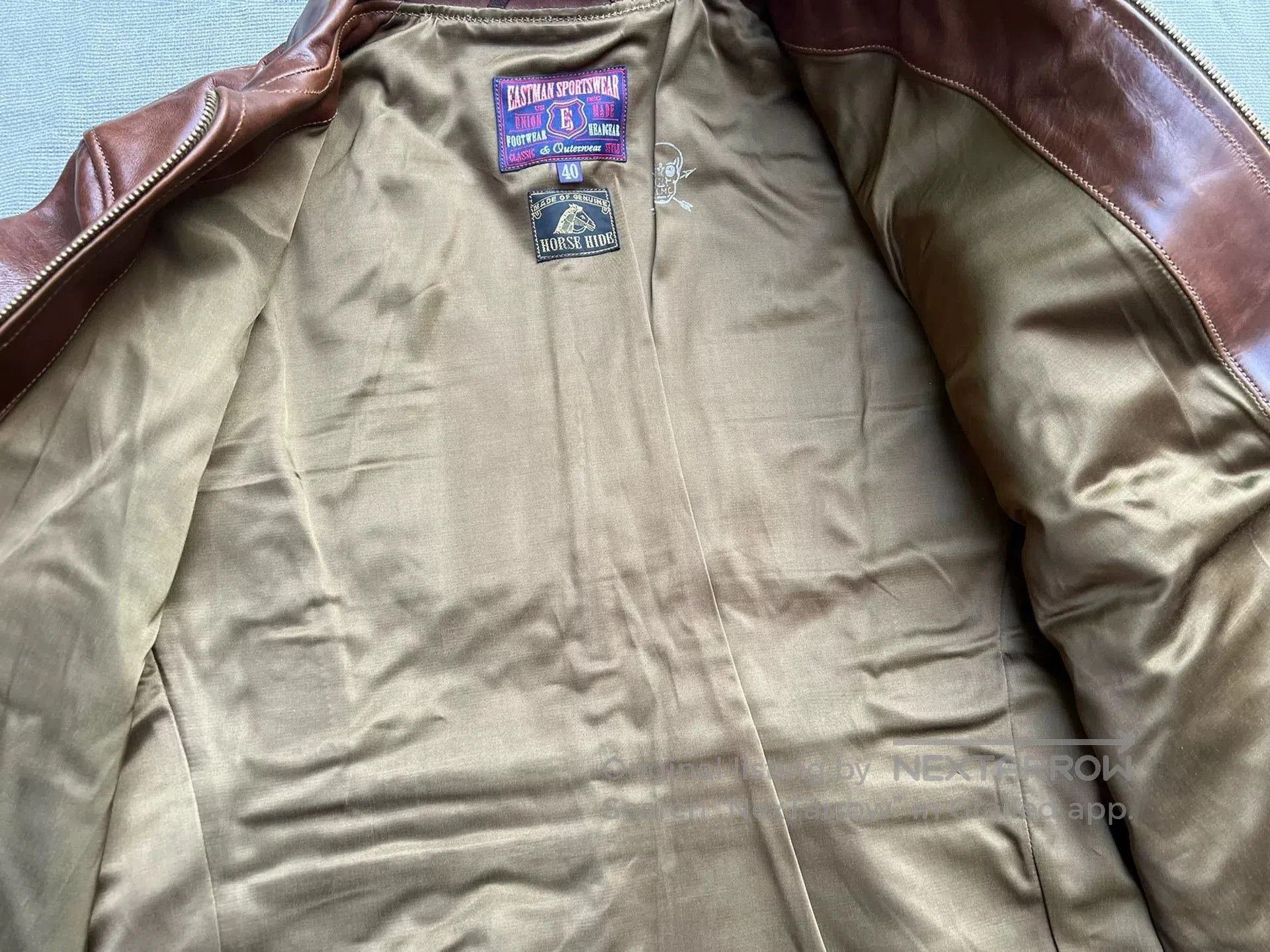 Eastman Leather Clothing Eastman Leather Horsehide Brown Jacket. Size US XXS / EU 40 - 5 Thumbnail
