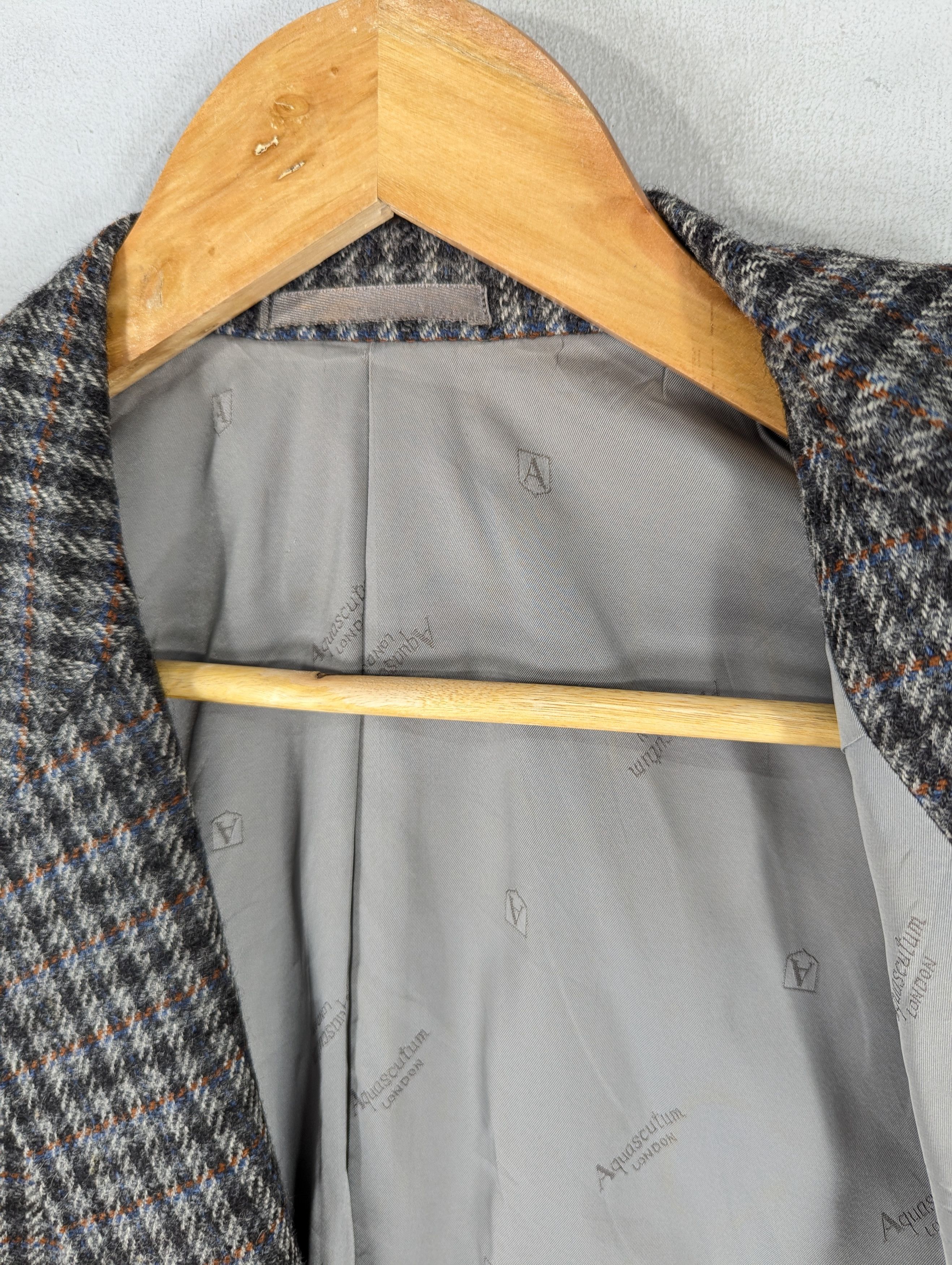 Aquascutum Vintage Aquascutum Houndstooth Wool Blazer Style Jacket Size US XS / EU 42 / 0 - 8 Thumbnail