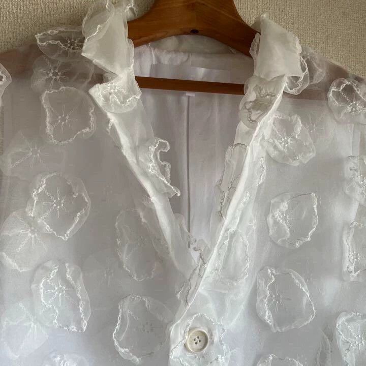 Comme des Garcons Comme des Garcons White vest top Size S / US 4 / IT 40 - 3 Thumbnail