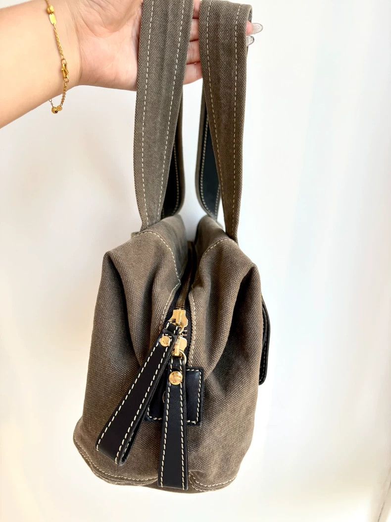 Vivienne Westwood Vivienne Westwood size os Olive gray green medium canvas ba Size ONE SIZE - 4 Thumbnail