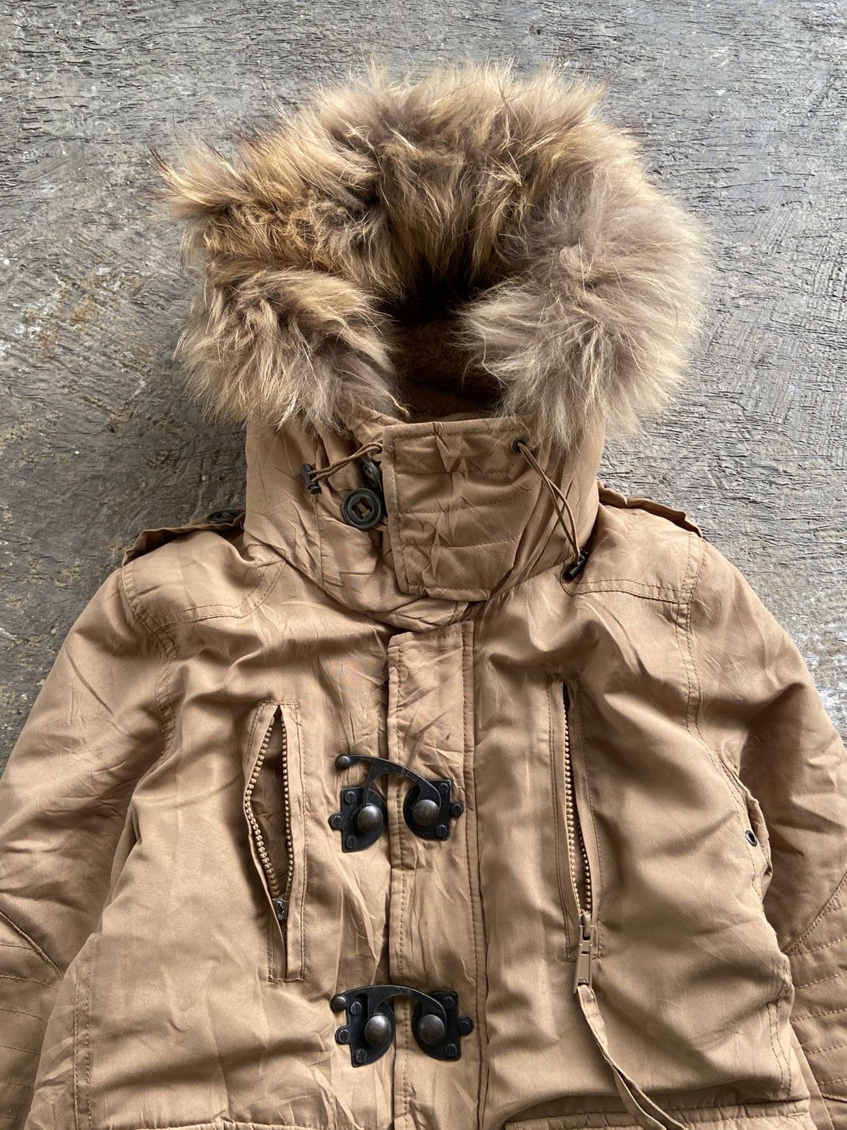 14th Addiction 2000s SLY - Vkei Apocalypse 14th Style Thumbhole Fur Jacket Size US M / EU 48-50 / 2 - 4 Thumbnail