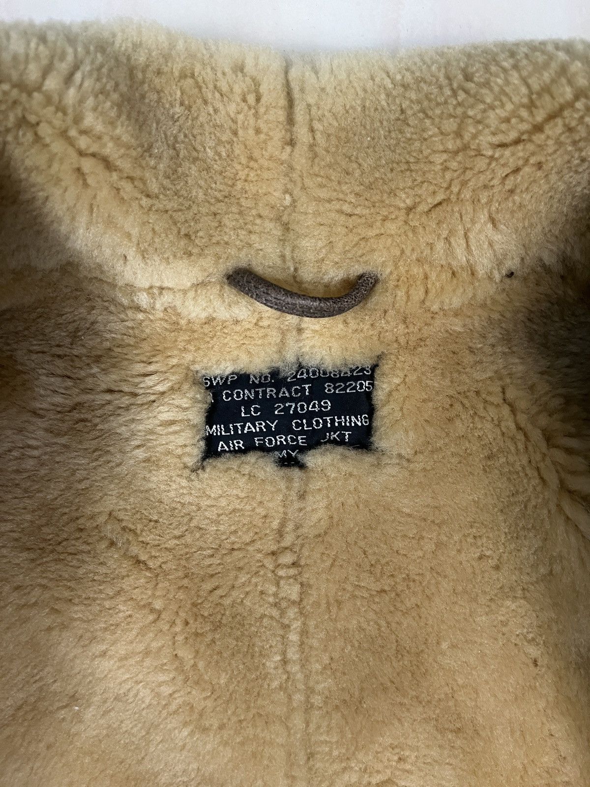 Vintage Vintage B-3 Sheepskin Leather Coat Shearling Sherpa Jacket Size US S / EU 44-46 / 1 - 18 Thumbnail