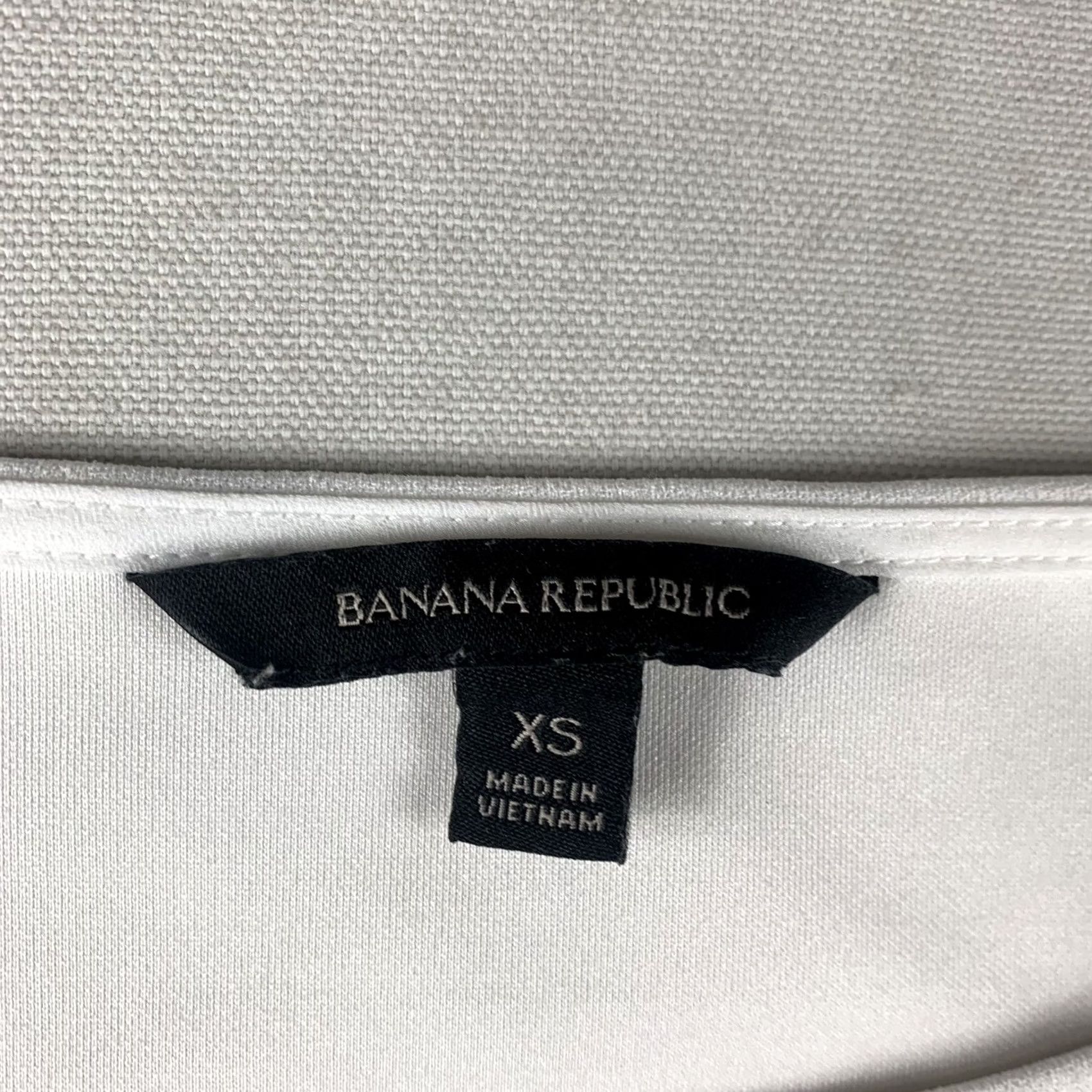 Banana Republic Banana Republic White Lace Long Sleeve Blouse XS Women Size XS / US 0-2 / IT 36-38 - 3 Thumbnail