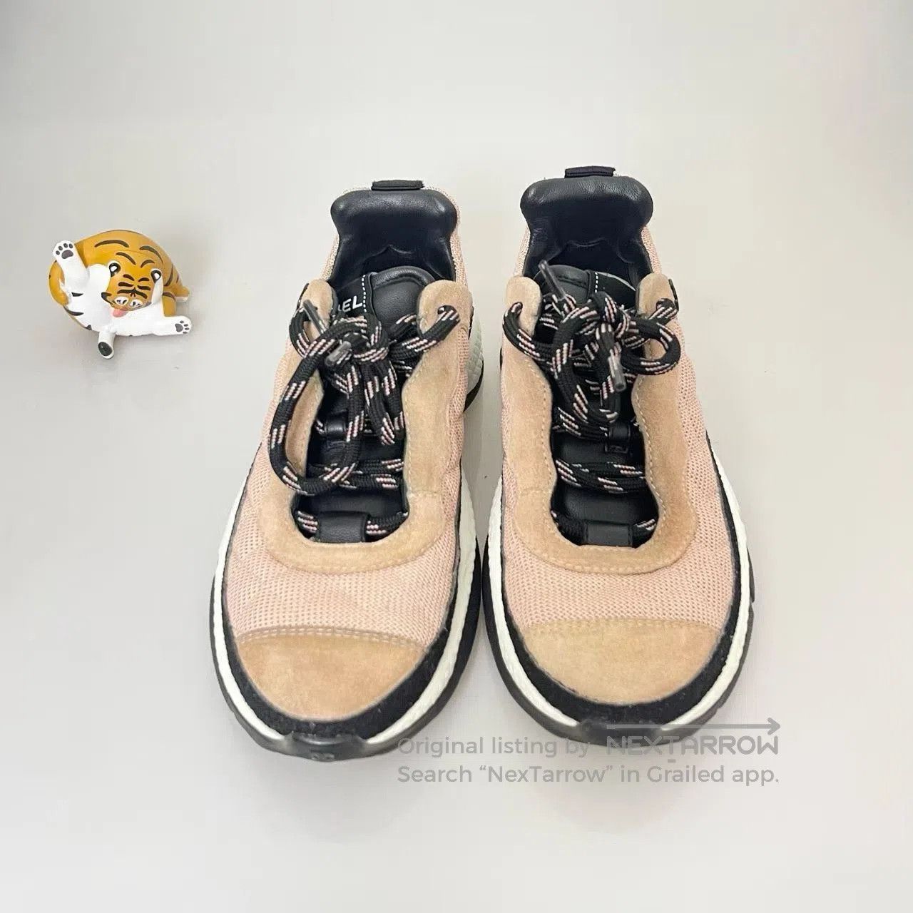 Chanel Chanel Double C Pink Sneakers. Size US 5 / IT 35 - 4 Thumbnail