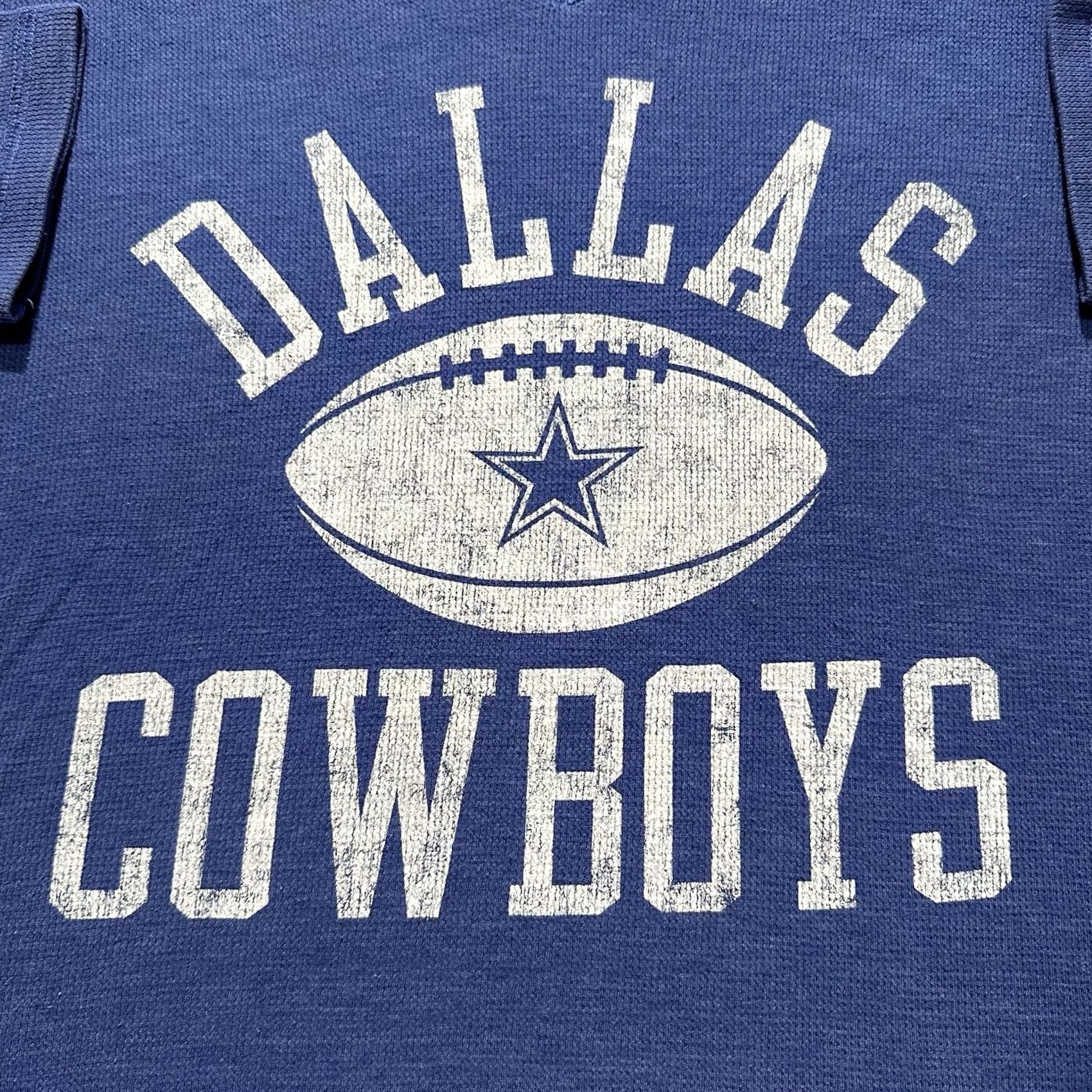 Vintage Dallas Cowboys Football Her Style Blue Graphic V-neck Thermal Shirt L Womens GUC Size L / US 10 / IT 46 - 3 Thumbnail