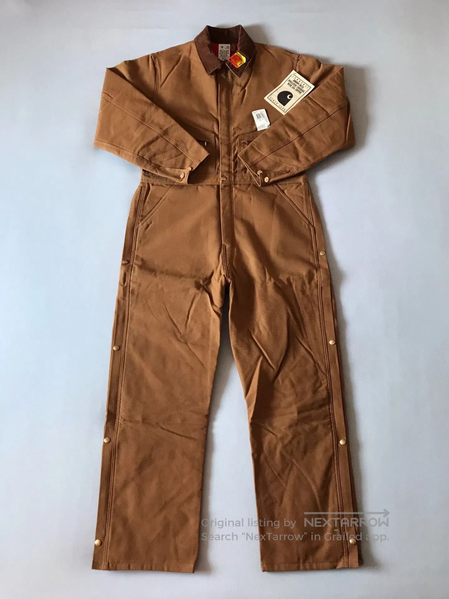 Carhartt 90s Carhartt 996QZR Coveralls. Size US 26 / EU 42 - 1 Thumbnail