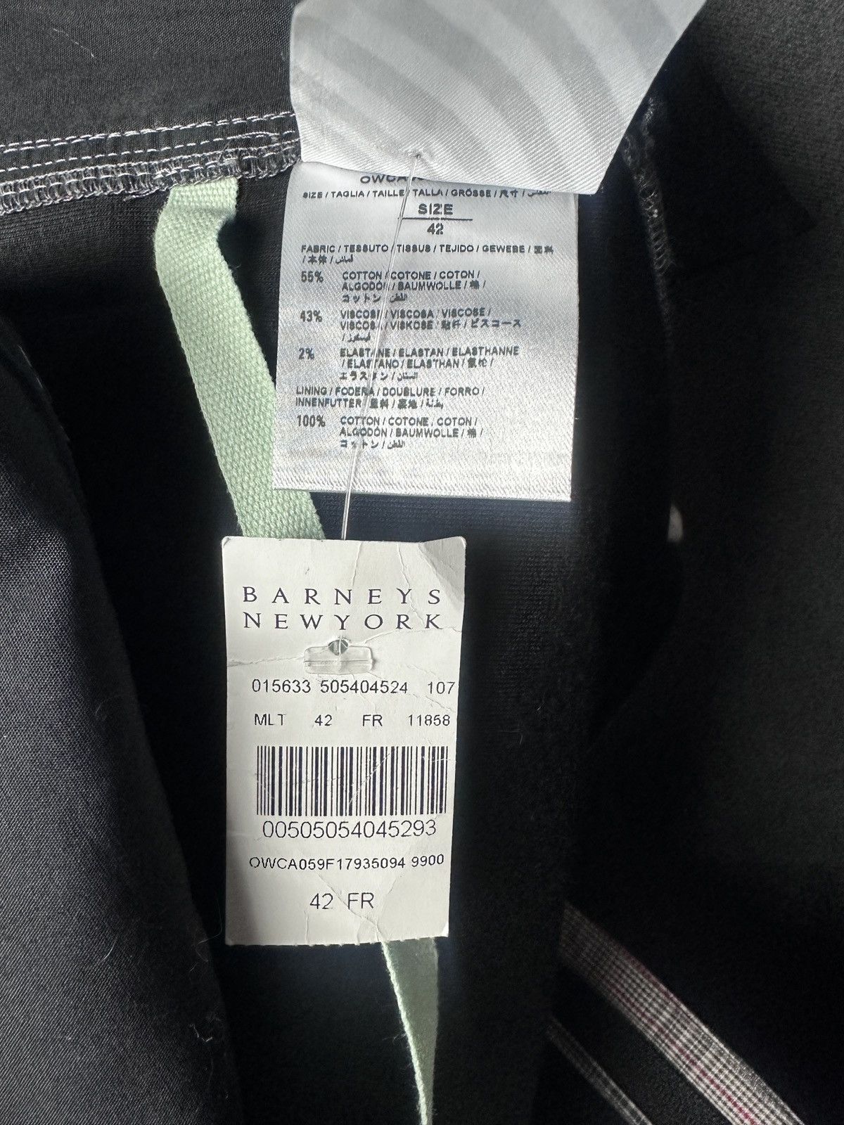 Off-White Off White by Virgil Abloh Charlie B Glen Plaid Flare Pants Size 30" / US 8 / IT 44 - 10 Thumbnail