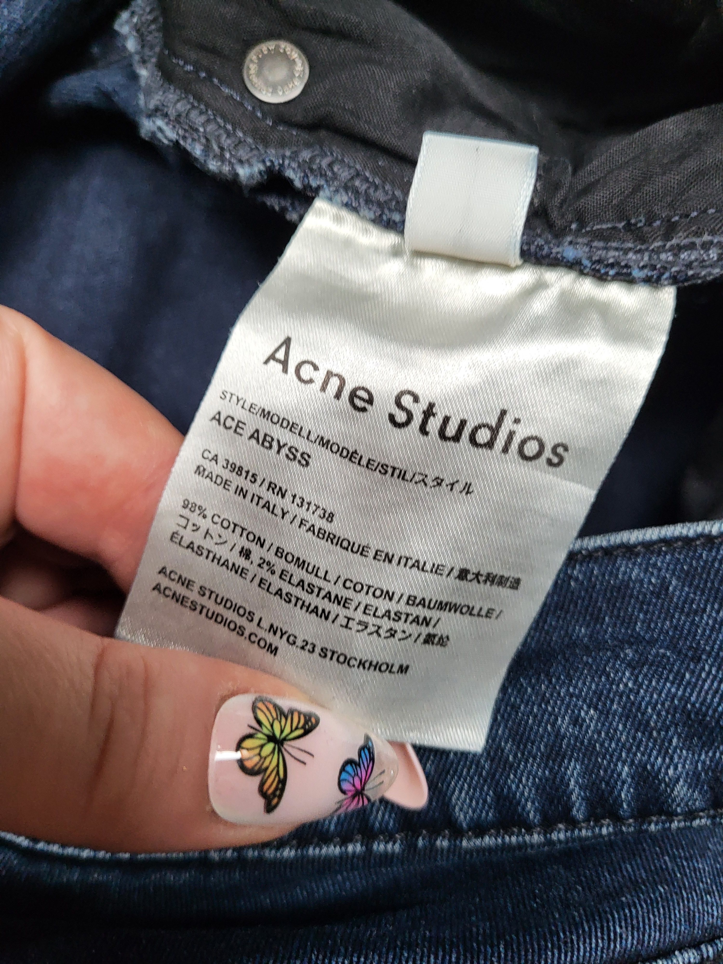 Acne Studios Acne Studios Ace Abyss denim W30L32 Size US 30 / EU 46 - 5 Thumbnail