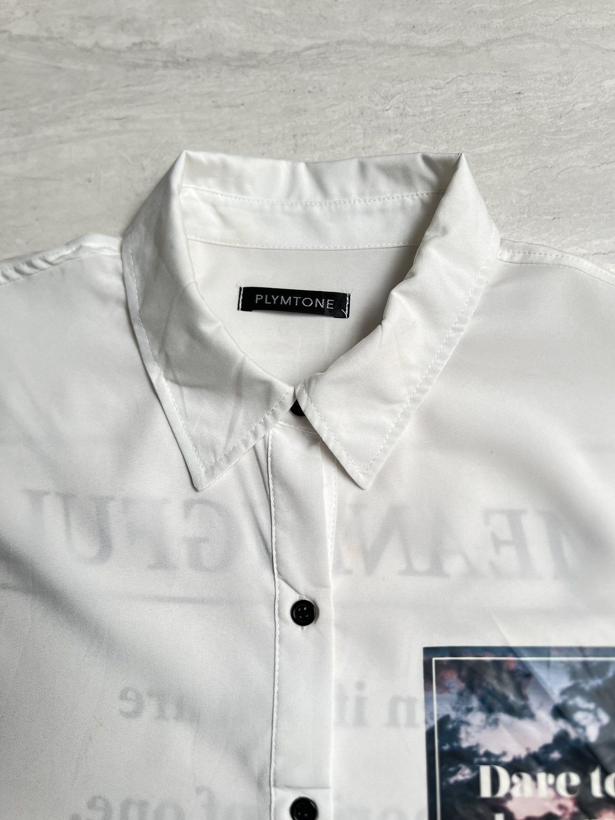 Other PLYMTONE White Picture Shirt Size US L / EU 52-54 / 3 - 11 Thumbnail
