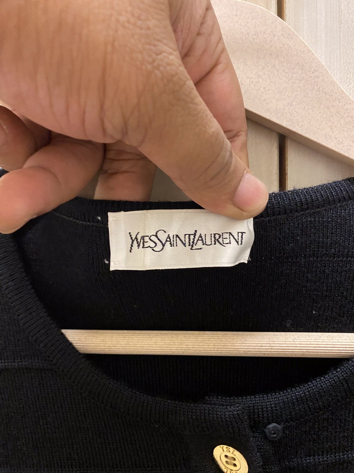 Yves Saint Laurent YSL Black Dress Size M / US 6-8 / IT 42-44 - 7 Thumbnail