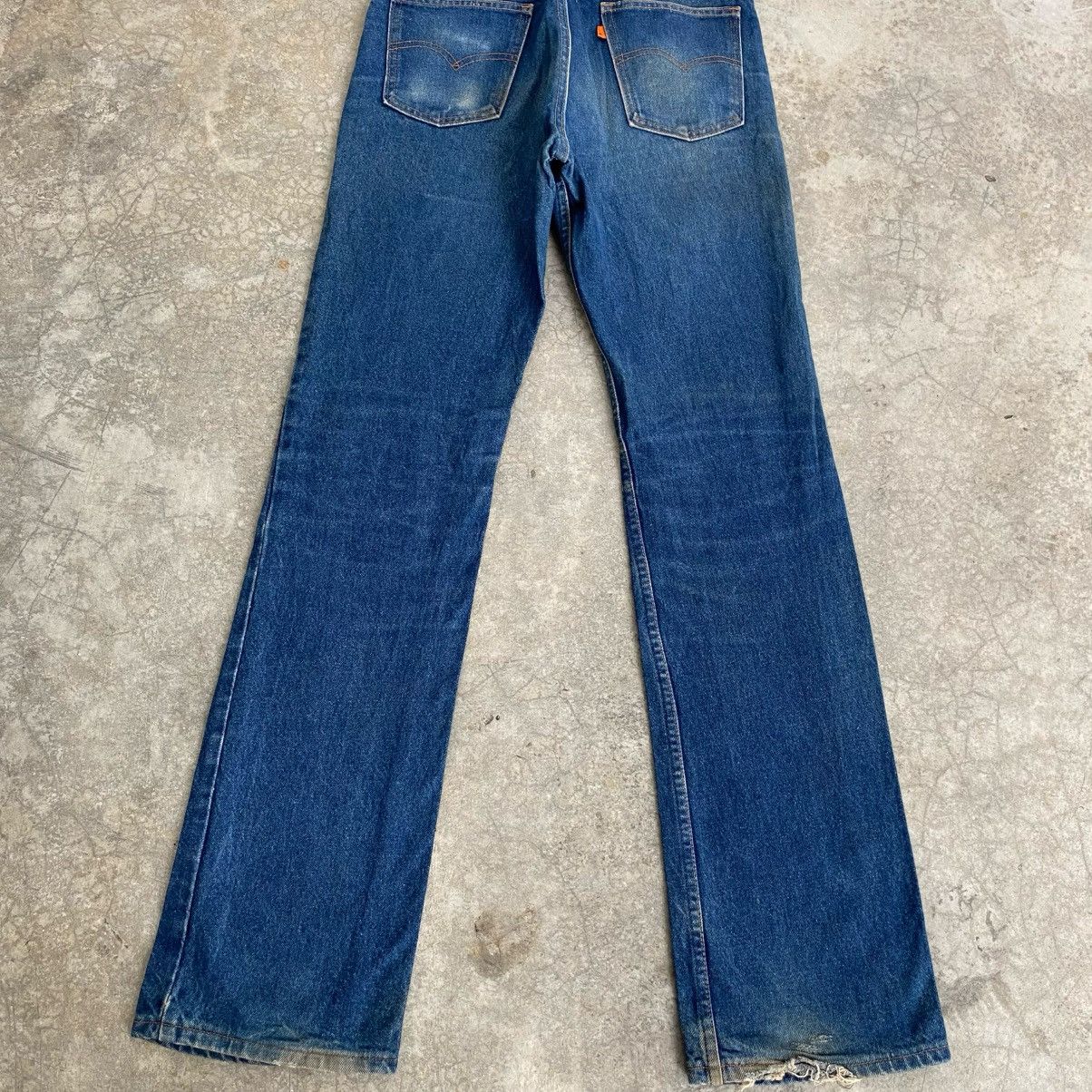 Levi's Vintage 90’s Levis 517 Orange Tab Faded Blue Flared Jeans Size US 32 / EU 48 - 9 Thumbnail