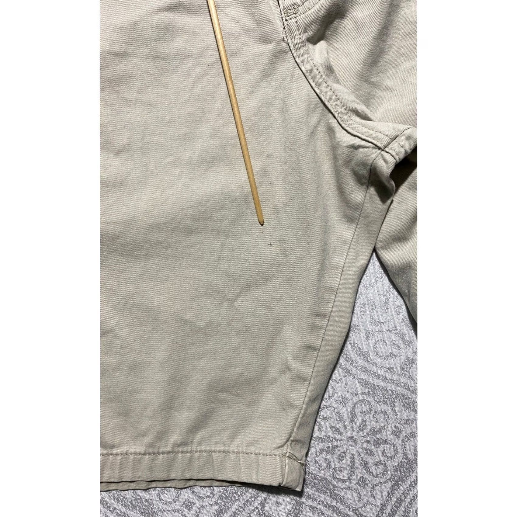 Wrangler Wrangler Mens 36 Tan Khaki Cotton Cargo Shorts Utility Workwear Size US 36 / EU 52 - 2 Thumbnail