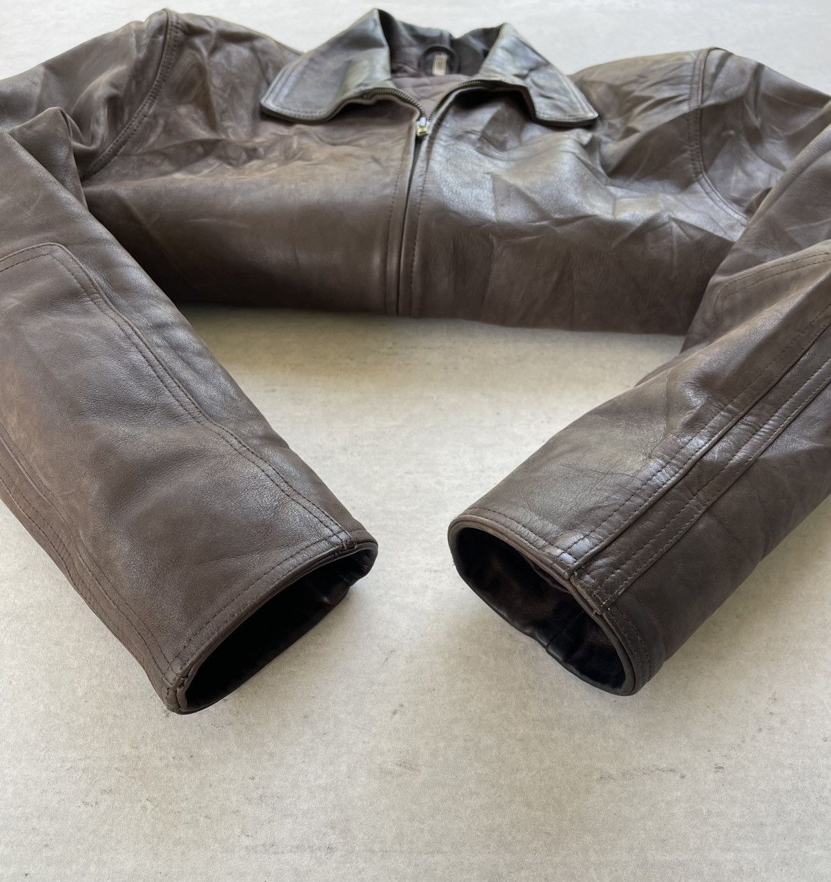Japanese Brand 🔥Vintage Dicano Italy Real Lamb Leather Jacket Size US M / EU 48-50 / 2 - 8 Thumbnail