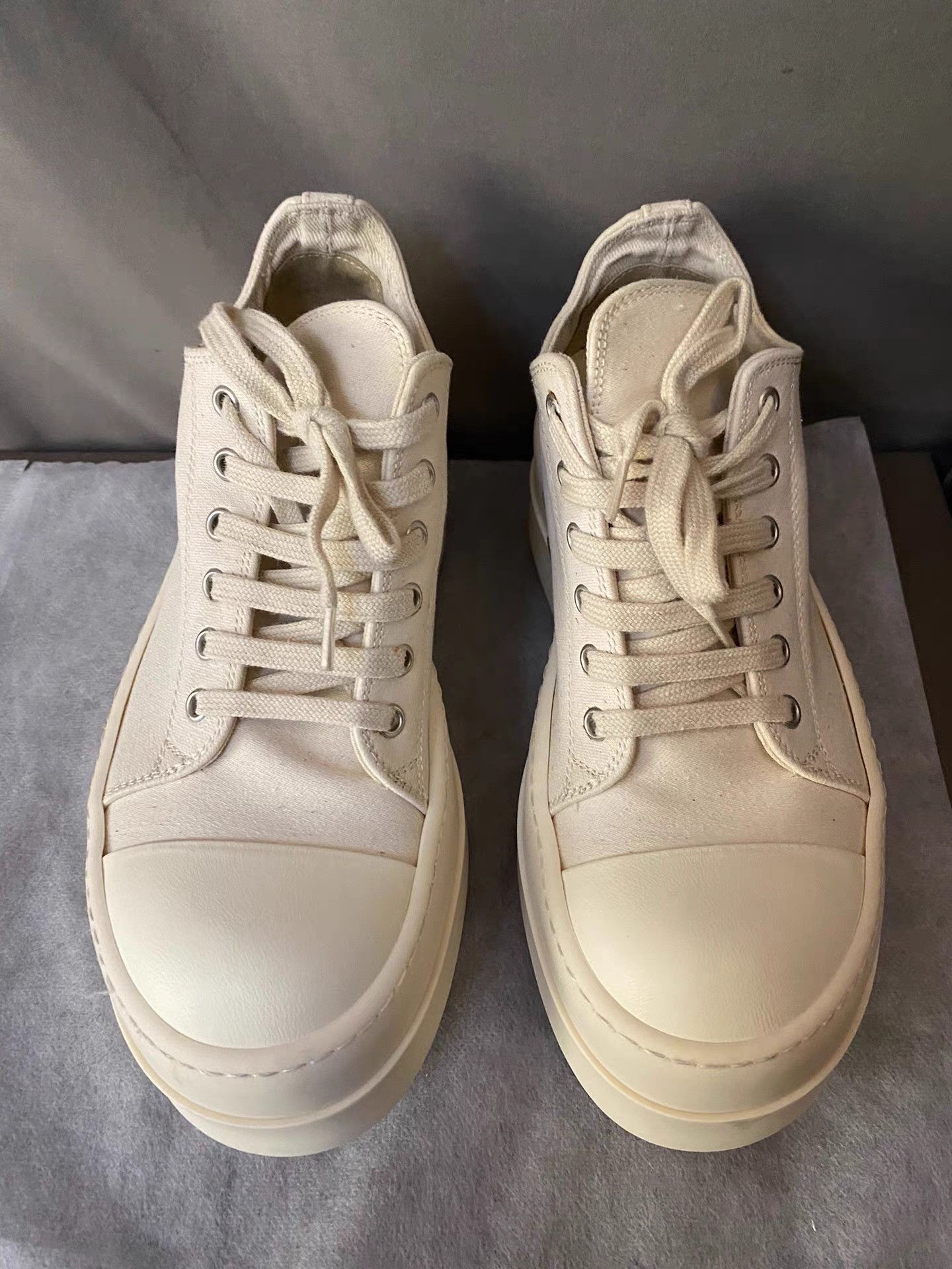 Rick Owens Rick Owens Drkshdw Low Top Thick Sole Turbo Sneakers Size US 8 / IT 38 - 3 Thumbnail