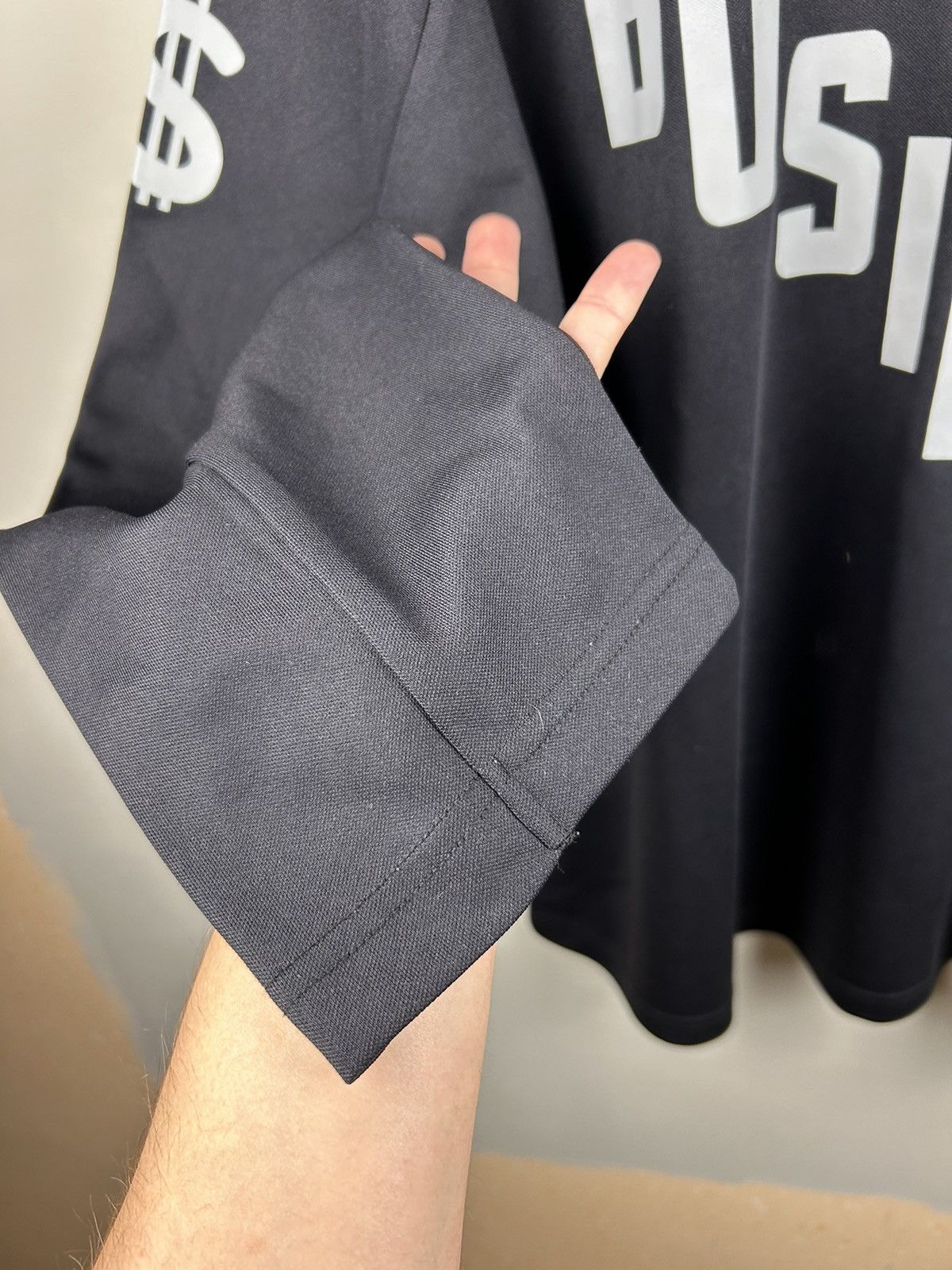 Supreme Supreme Business Hockey Jersey Black Long Sleeve Size US L / EU 52-54 / 3 - 4 Thumbnail
