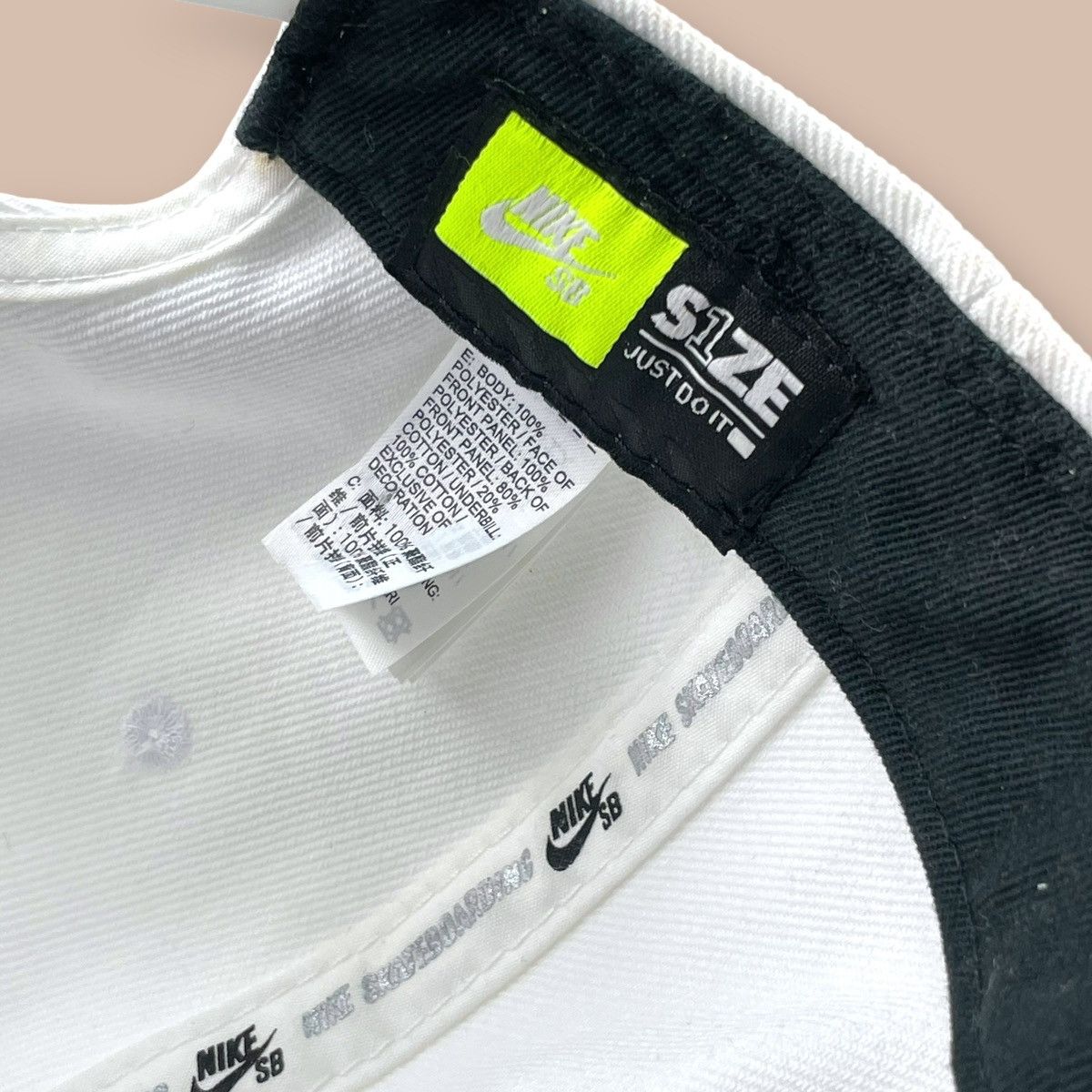 Nike Nike SB White Snapback Size ONE SIZE - 15 Thumbnail