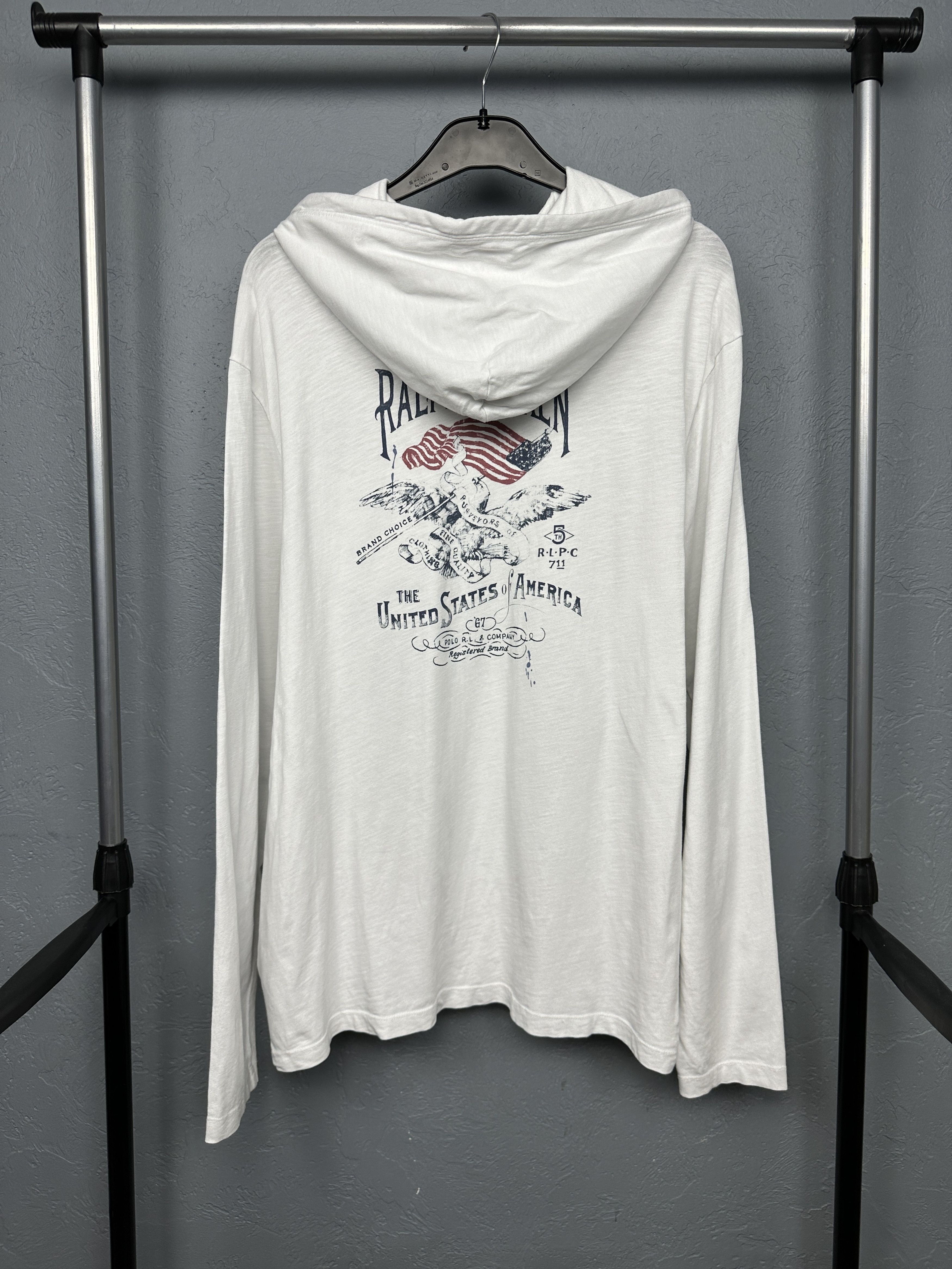 Polo Ralph Lauren Polo Ralph Lauren Mens Big Logo Thin Hoodie Size US L / EU 52-54 / 3 - 1 Thumbnail