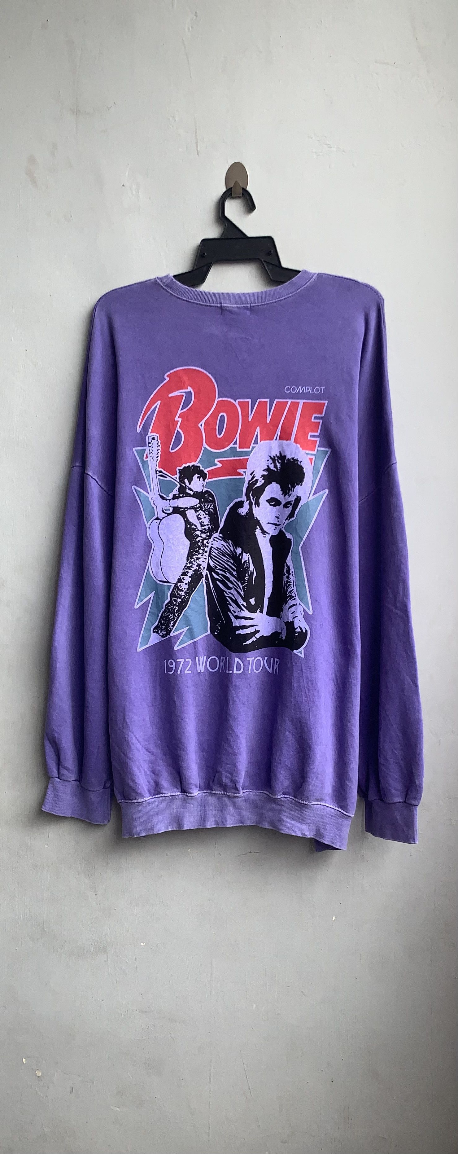 Band Tees Bowie Sweatshirt Size US XXL / EU 58 / 5 - 1 Thumbnail