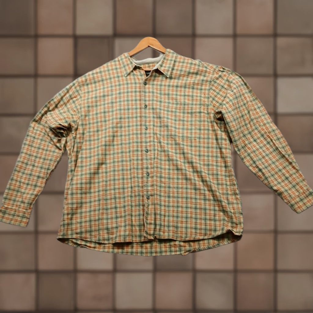 Royal Robbins Royal Robbins Plaid Shirt Men's XXL Green Orange Cotton Button Down Size US XXL / EU 58 / 5 - 1 Thumbnail