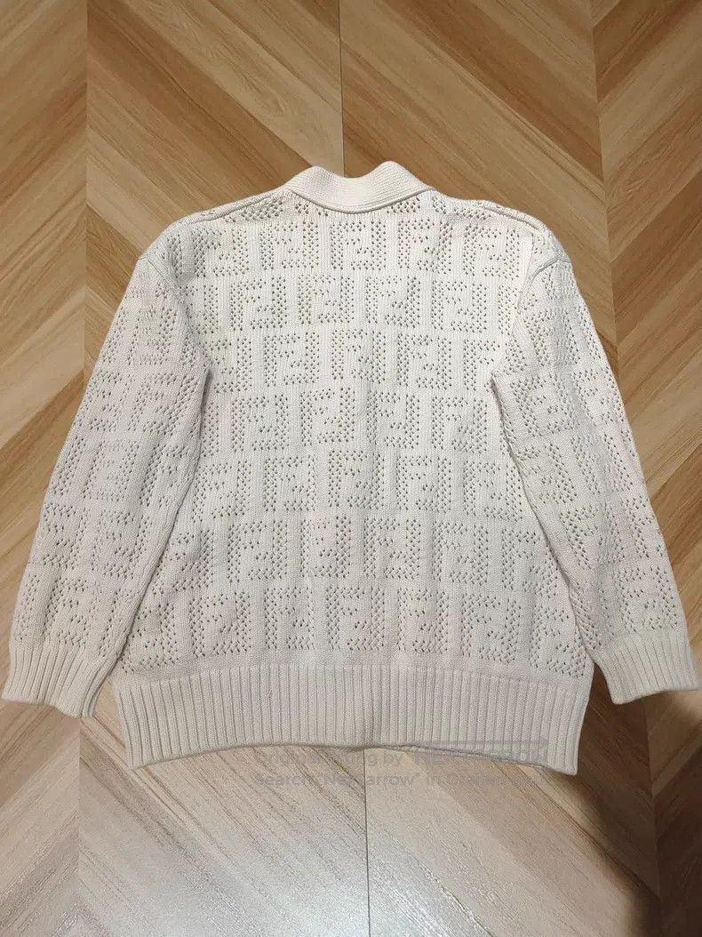 Fendi Fendi All-Over Printed Open Cardigan Knit Size XXS / US 00 / IT 34 - 2 Thumbnail
