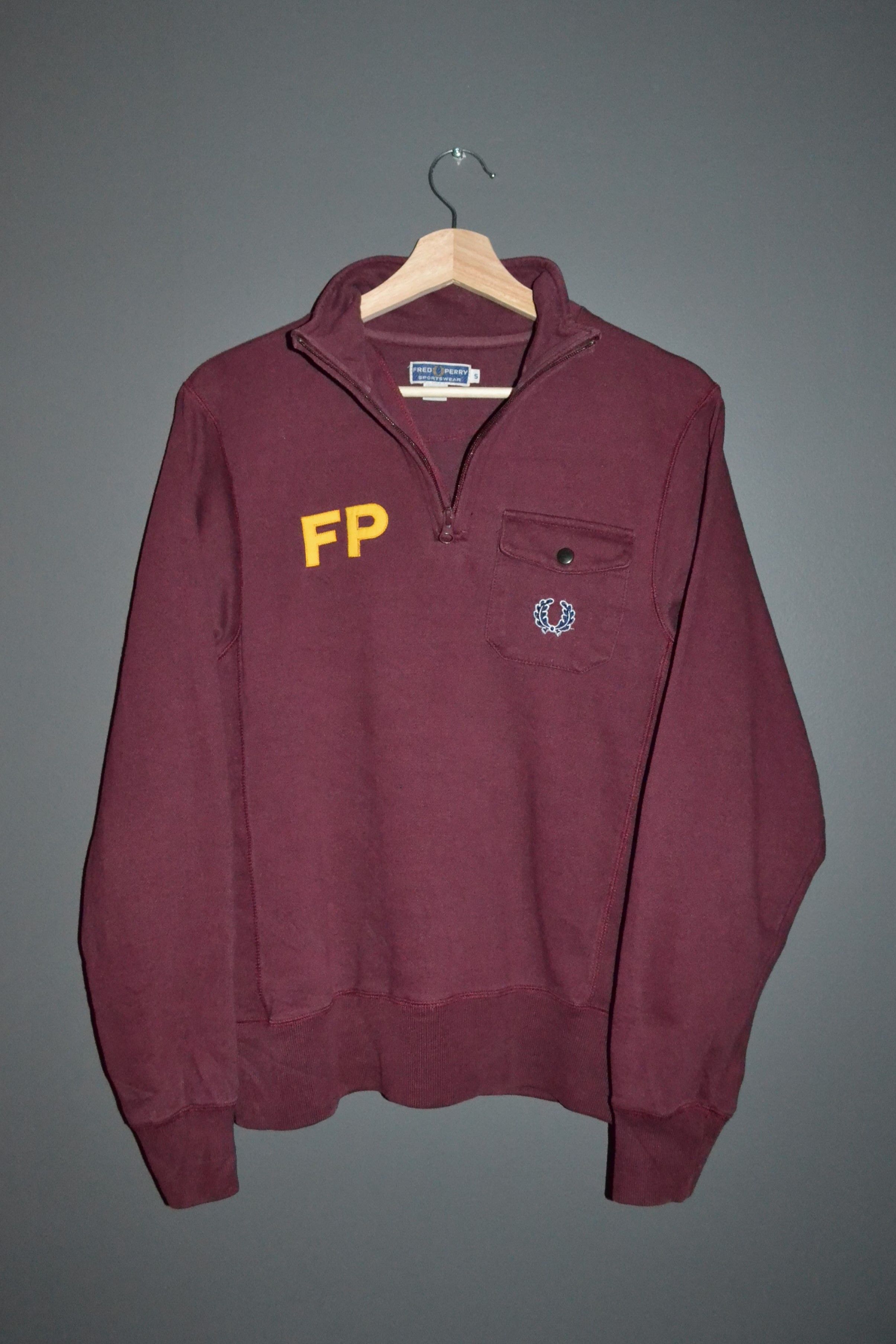 Fred Perry Fred Perry Vintage Burgundy Jacket S Size US S / EU 44-46 / 1 - 2 Thumbnail
