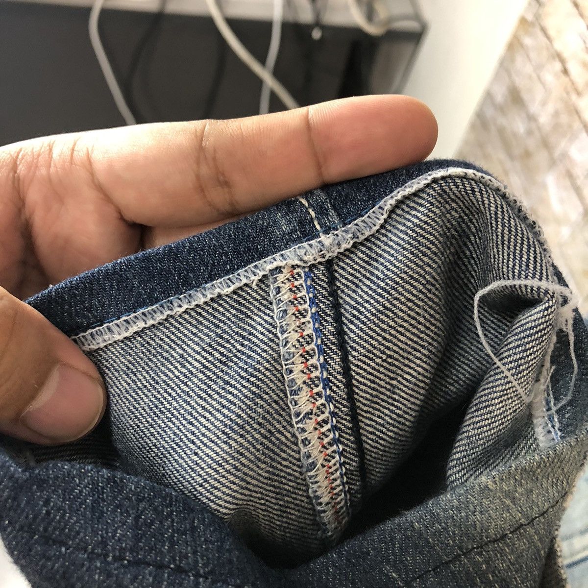 Marithe + Francois Girbaud Marithe Francois Girbaund Blue Custom Denim Pants #A572 Size US 30 / EU 46 - 15 Thumbnail