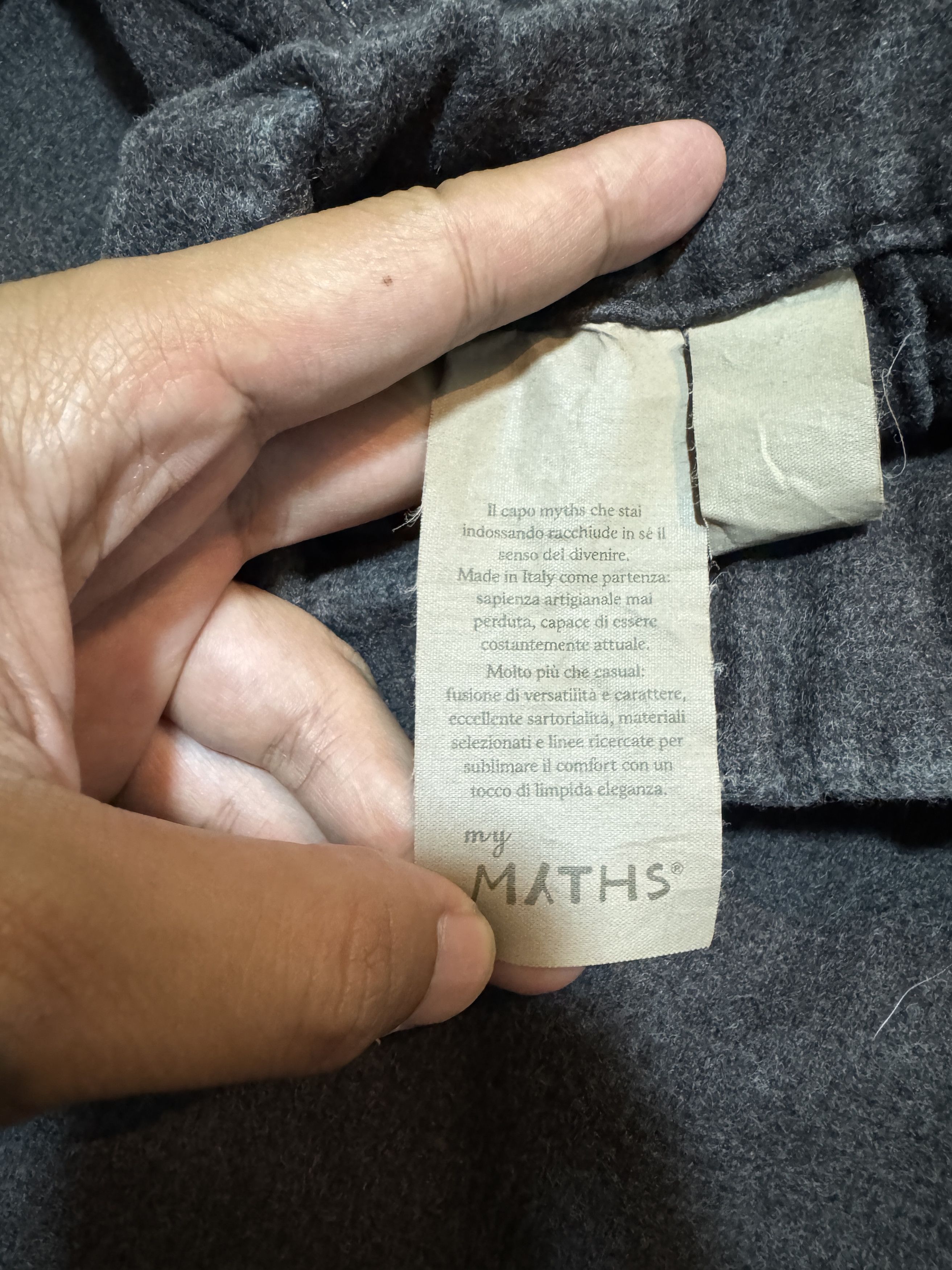 Designer My Myths Wools Slim Fit Trouser Pants Made In Italy Size US 32 / EU 48 - 6 Thumbnail