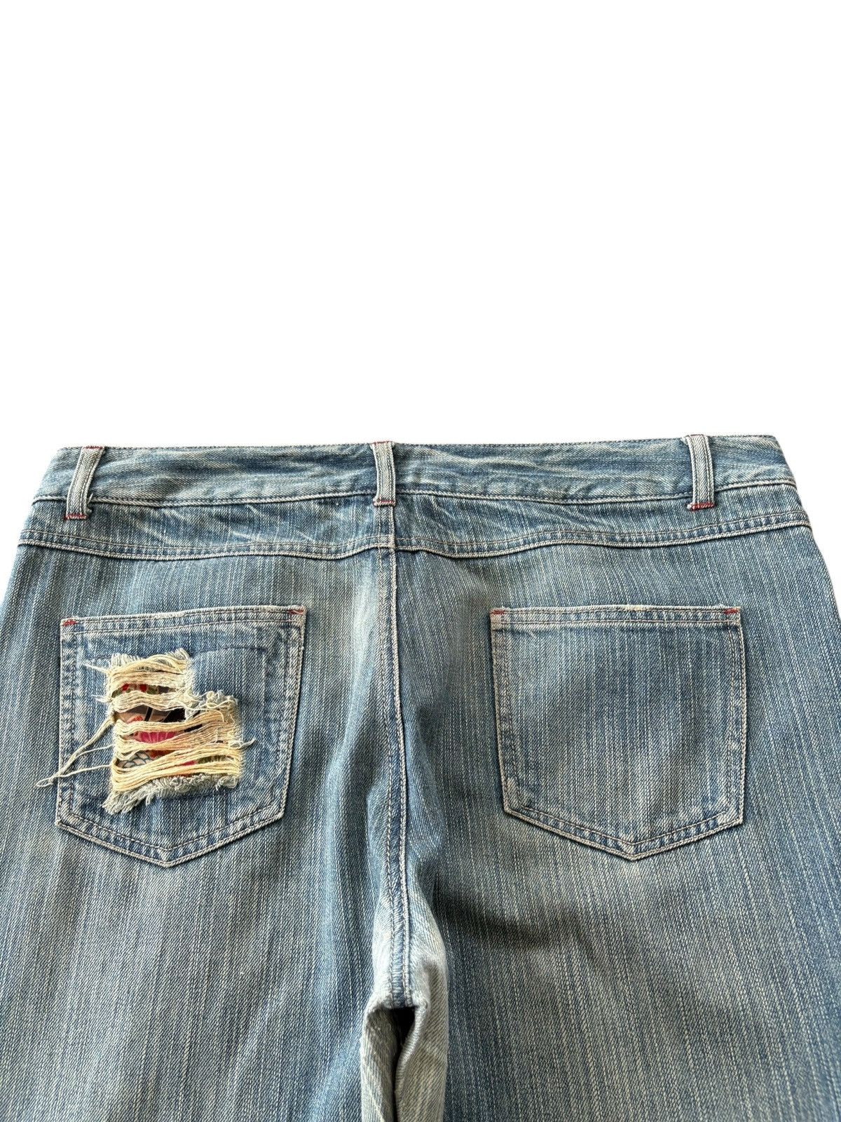 Japanese Brand Vintage Japanese Brand Sashiko Distressed Loose Jeans Size US 38 / EU 54 - 8 Thumbnail
