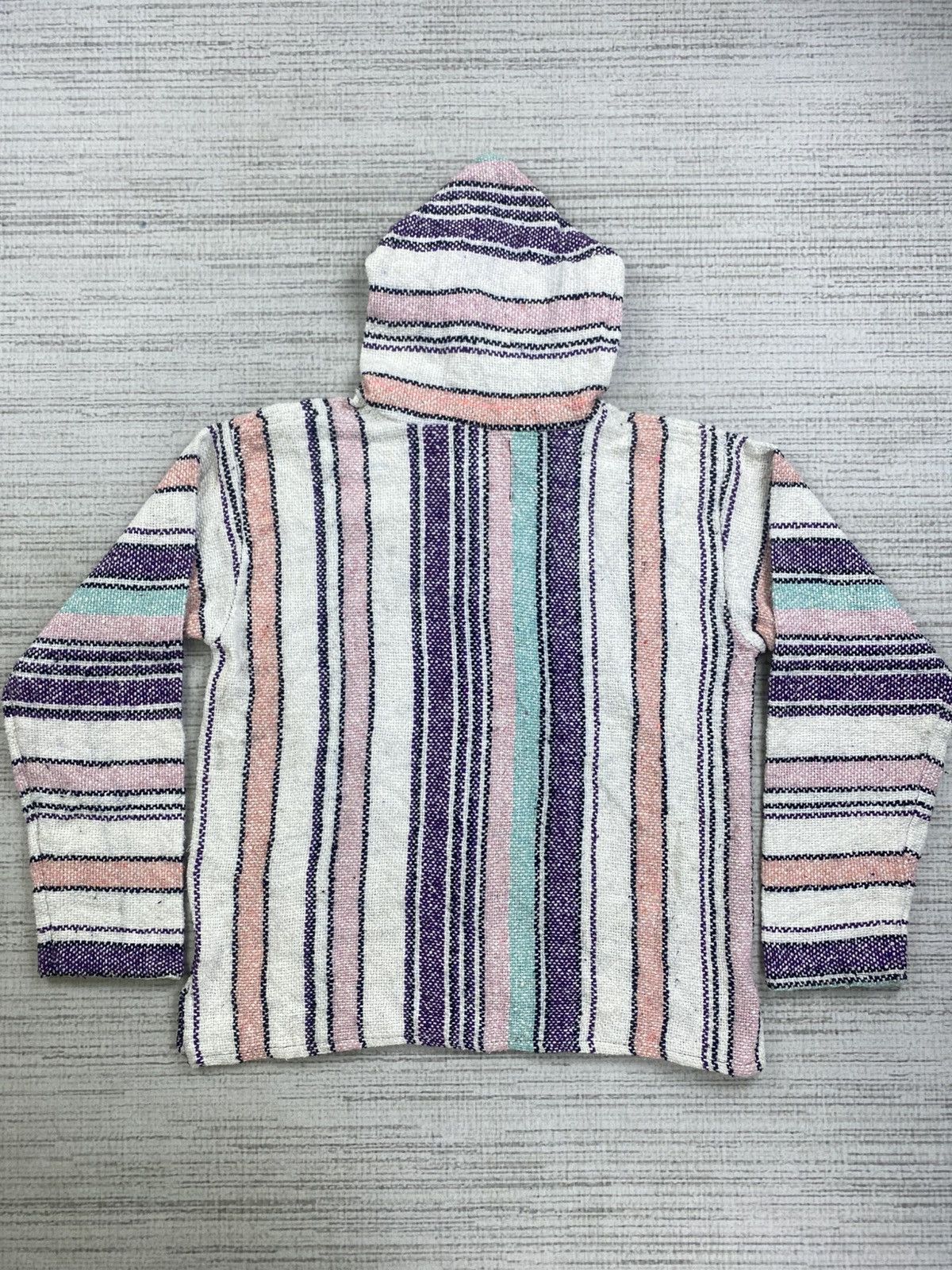 Mexican Threads × Vintage Vintage Iguanna Jack Kangaroo Pocket Baja Poncho Hoodie Size US M / EU 48-50 / 2 - 2 Thumbnail