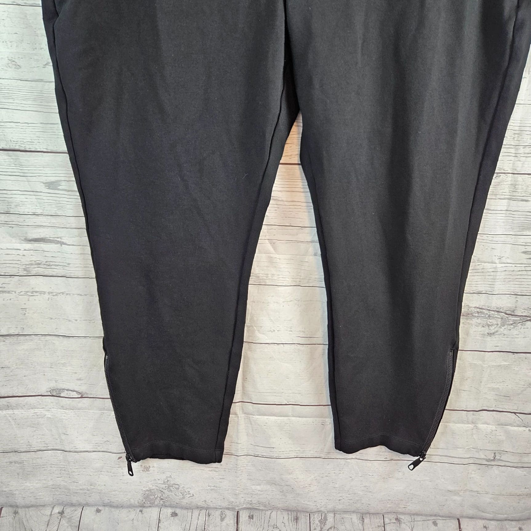 Vintage Universal Standard Womens Moro Pocket Signature Ponte Pants Sz XL 26-28 Black Size 26" / US 2 / IT 38 - 3 Thumbnail