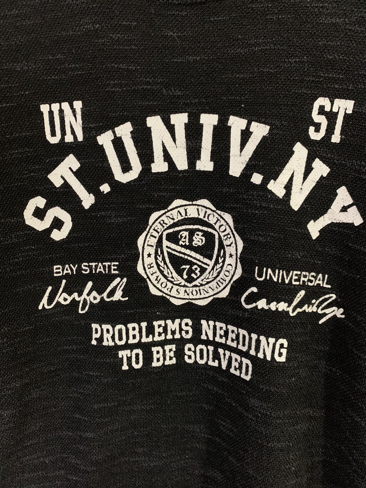 Japanese Brand Volcanic St. Univ. Ny Sweatshirt Size US L / EU 52-54 / 3 - 4 Thumbnail