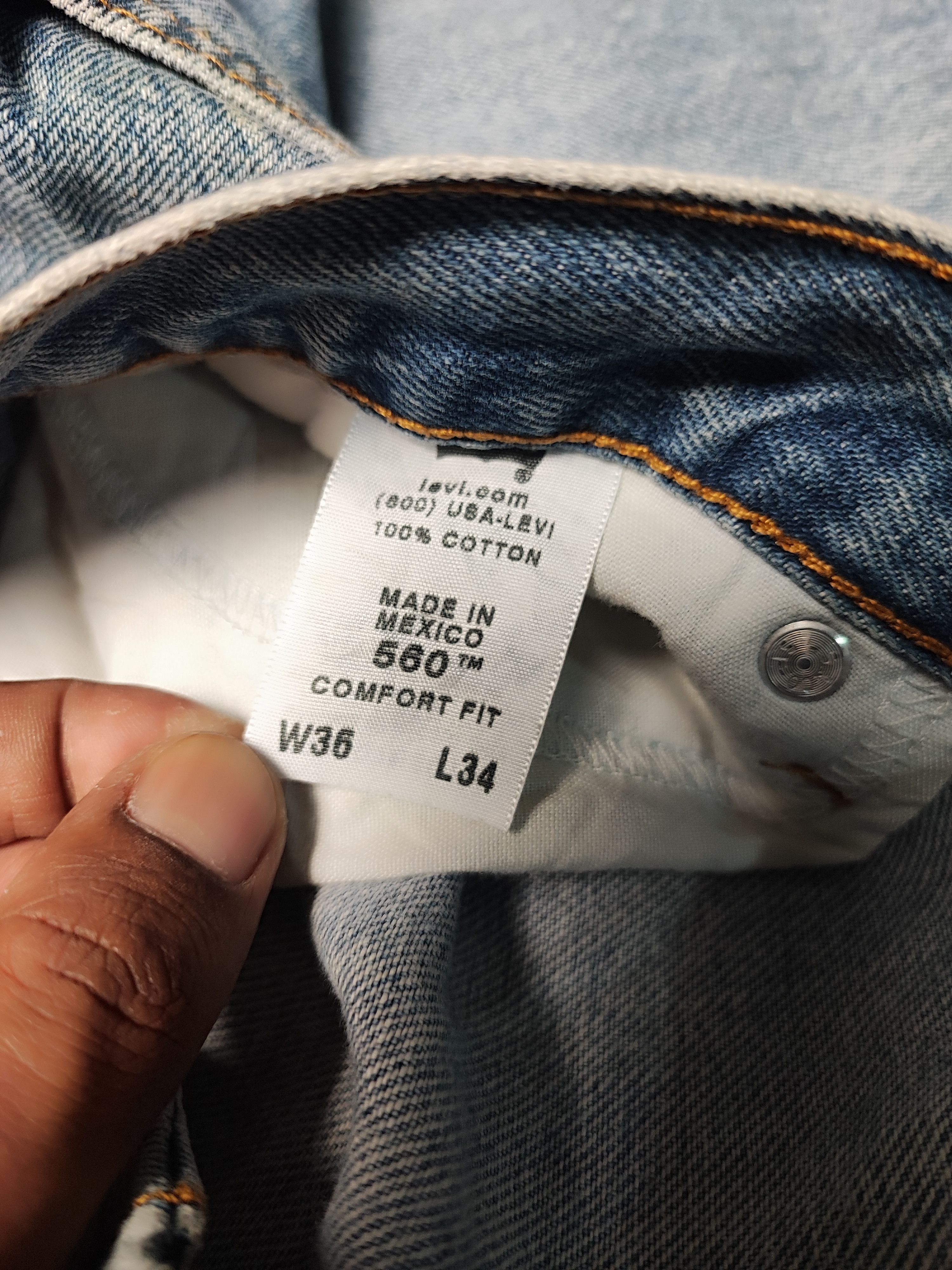 Levi's Vintage Levi's 560 Baggy Light Wash Thrashed Distressed ERD Size US 36 / EU 52 - 8 Thumbnail