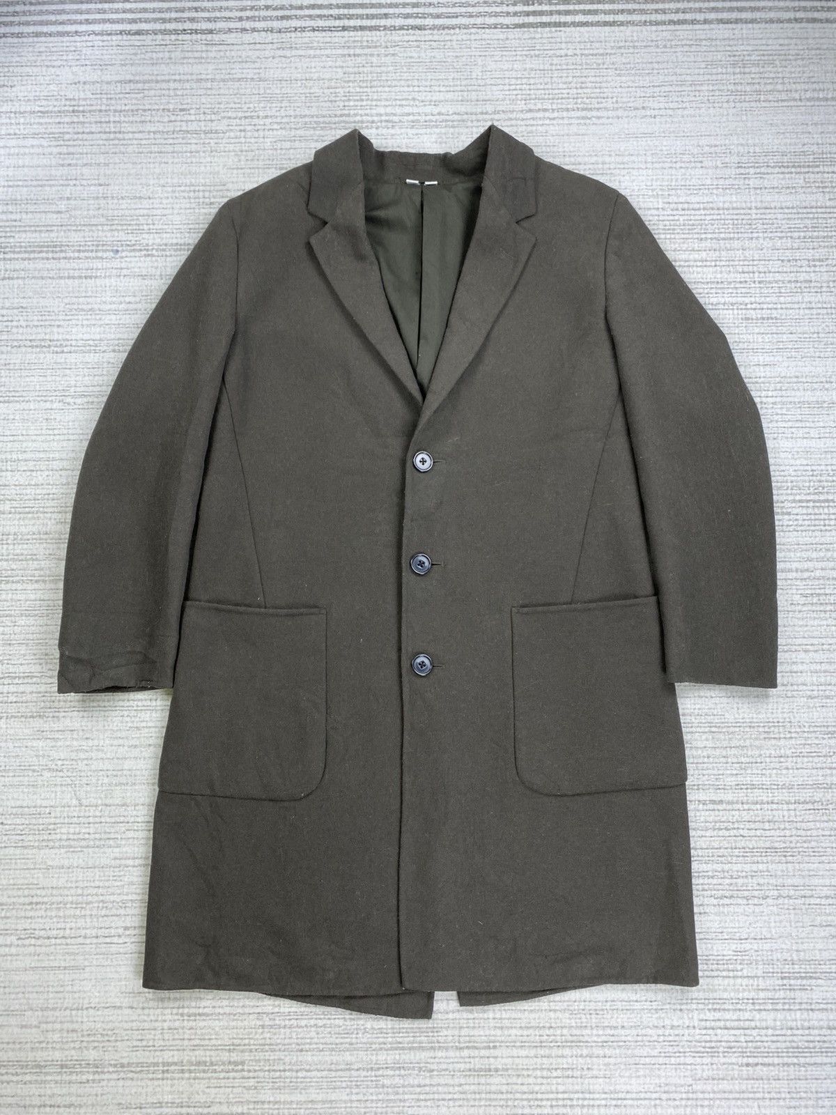 Undercover × Uniqlo × Vintage Vintage Uniqlo X Undercover Wool Long Jacket Size US M / EU 48-50 / 2 - 1 Thumbnail