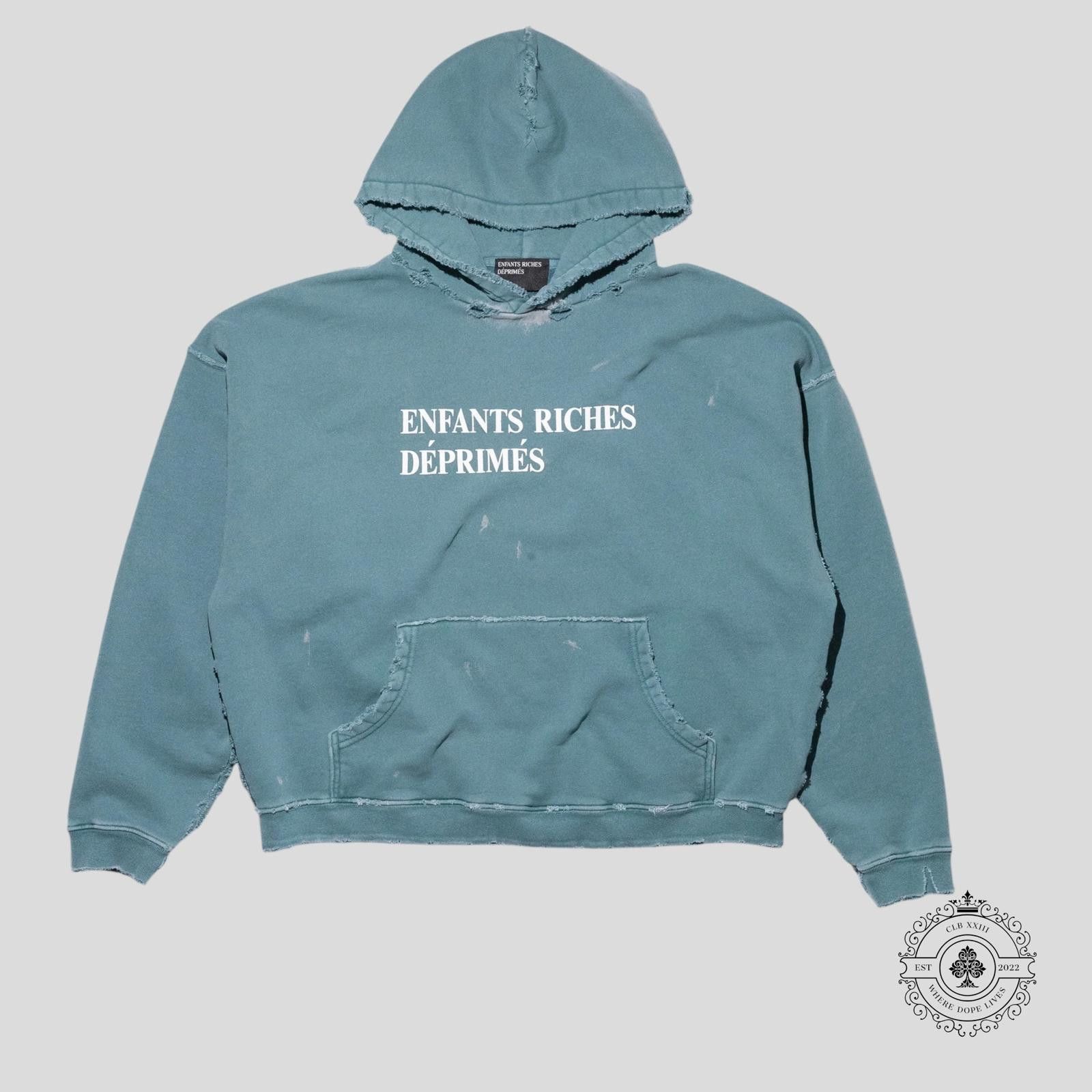 Enfants Riches Deprimes Enfants Riches Déprimés Classic Logo Hoodie in Green Size US L / EU 52-54 / 3 - 1 Thumbnail