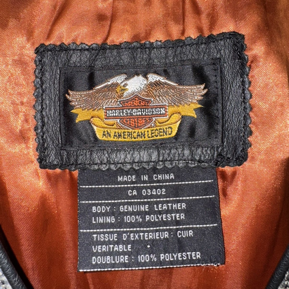 Harley Davidson Harley Davidson Motorcycle Leather Vest Vintage Sz S Women Size S / US 4 / IT 40 - 3 Thumbnail
