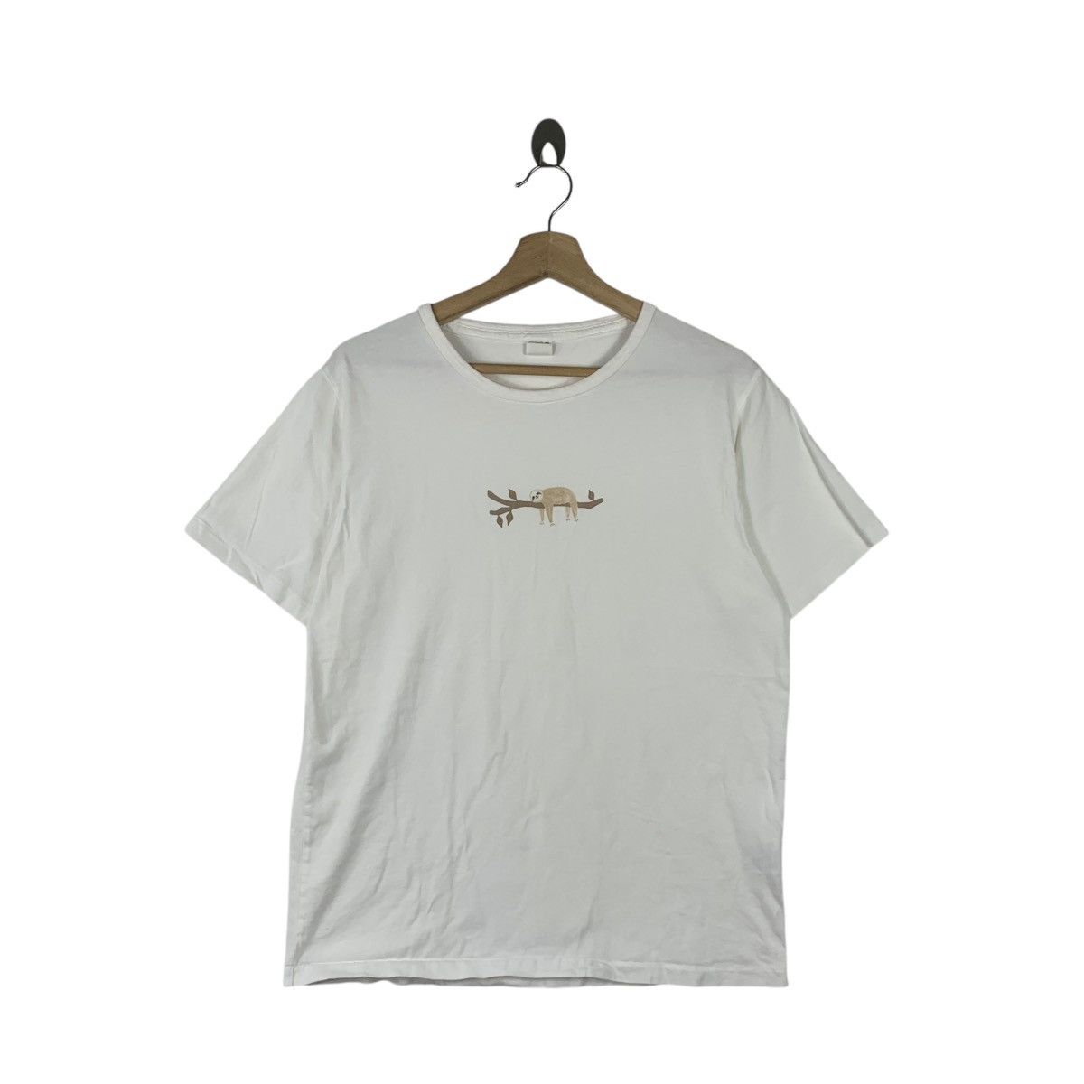 GRN GRN TOKYO DESIGN Sloth Laziness Illustration Tee Shirt Size L / US 10 / IT 46 - 1 Thumbnail