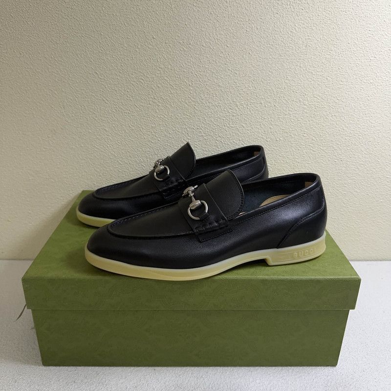 Gucci Gucci Horsebit Black Loafers for Men - Size US 8 / EU 41 - 1 Thumbnail