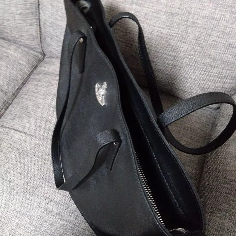 Vivienne Westwood Vivienne Westwood size os Black leather tote bag Size ONE SIZE - 4 Thumbnail