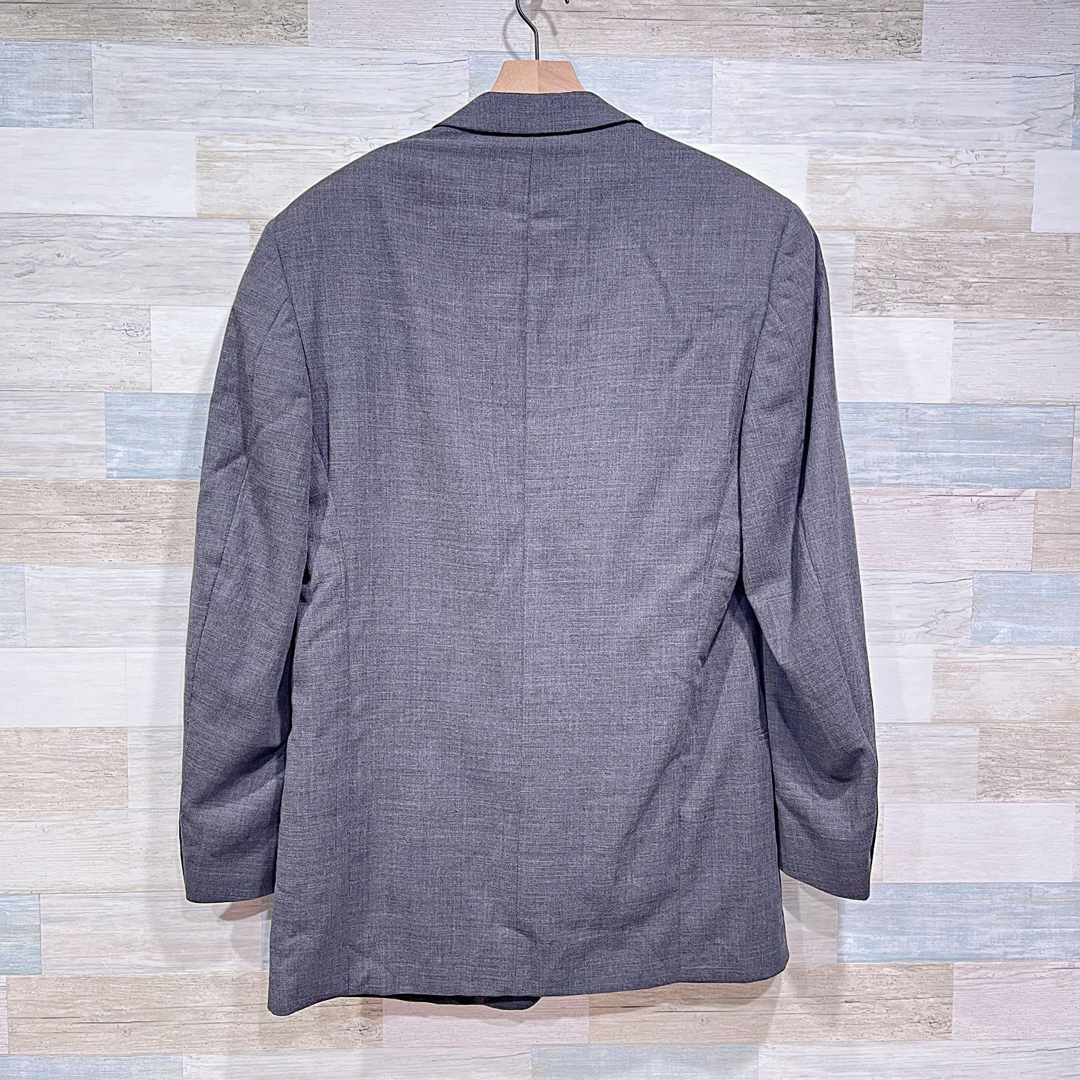 Jhane Barnes Jhane Barnes Vintage Wool Hopsack Suit Gray Mens 42L 36W Size 42L - 6 Thumbnail
