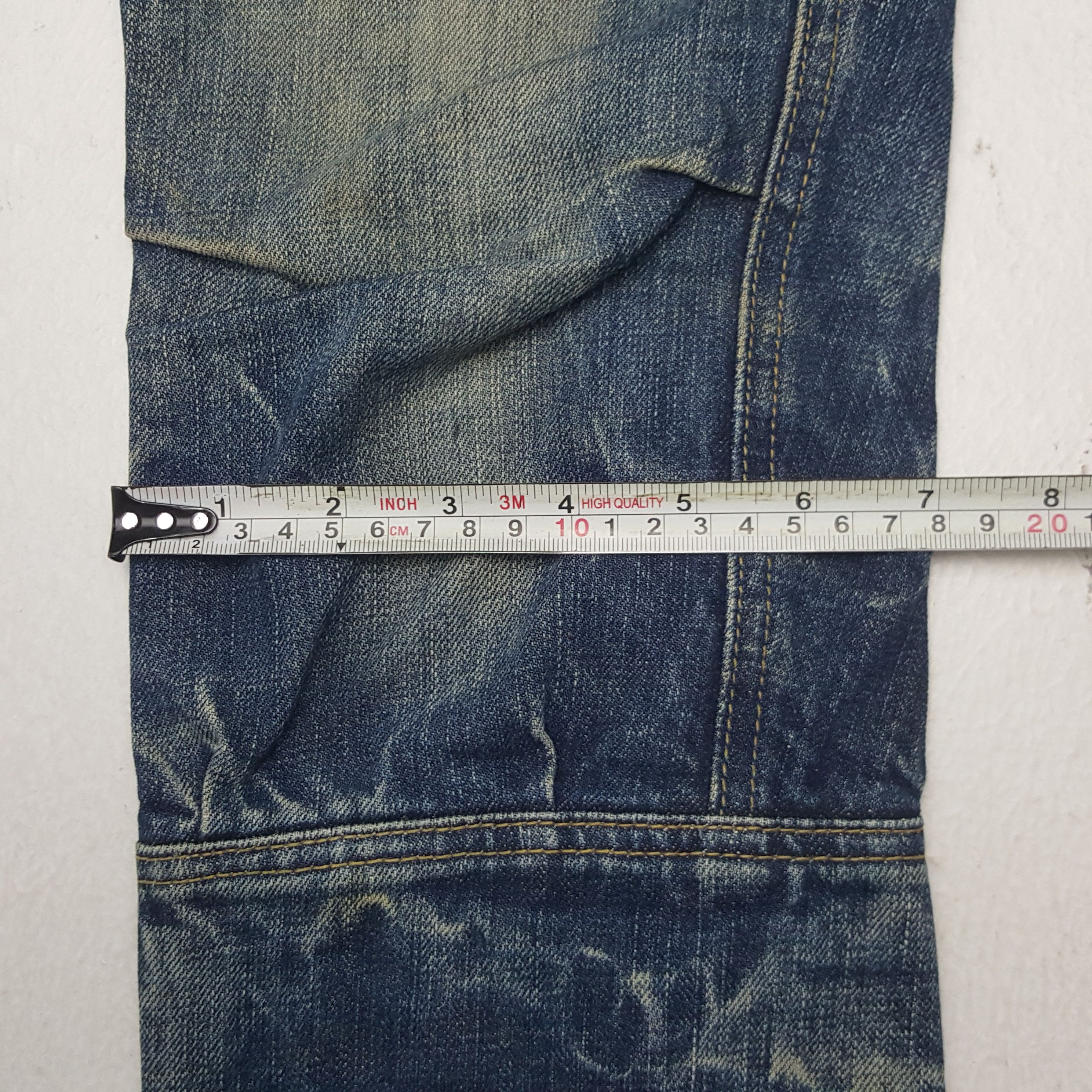 Hysteric Glamour × Japanese Brand × Vintage Vintage Hysteric Glamour Japan 3 Quaters Cargo Denim Jeans Size US 27 - 11 Thumbnail