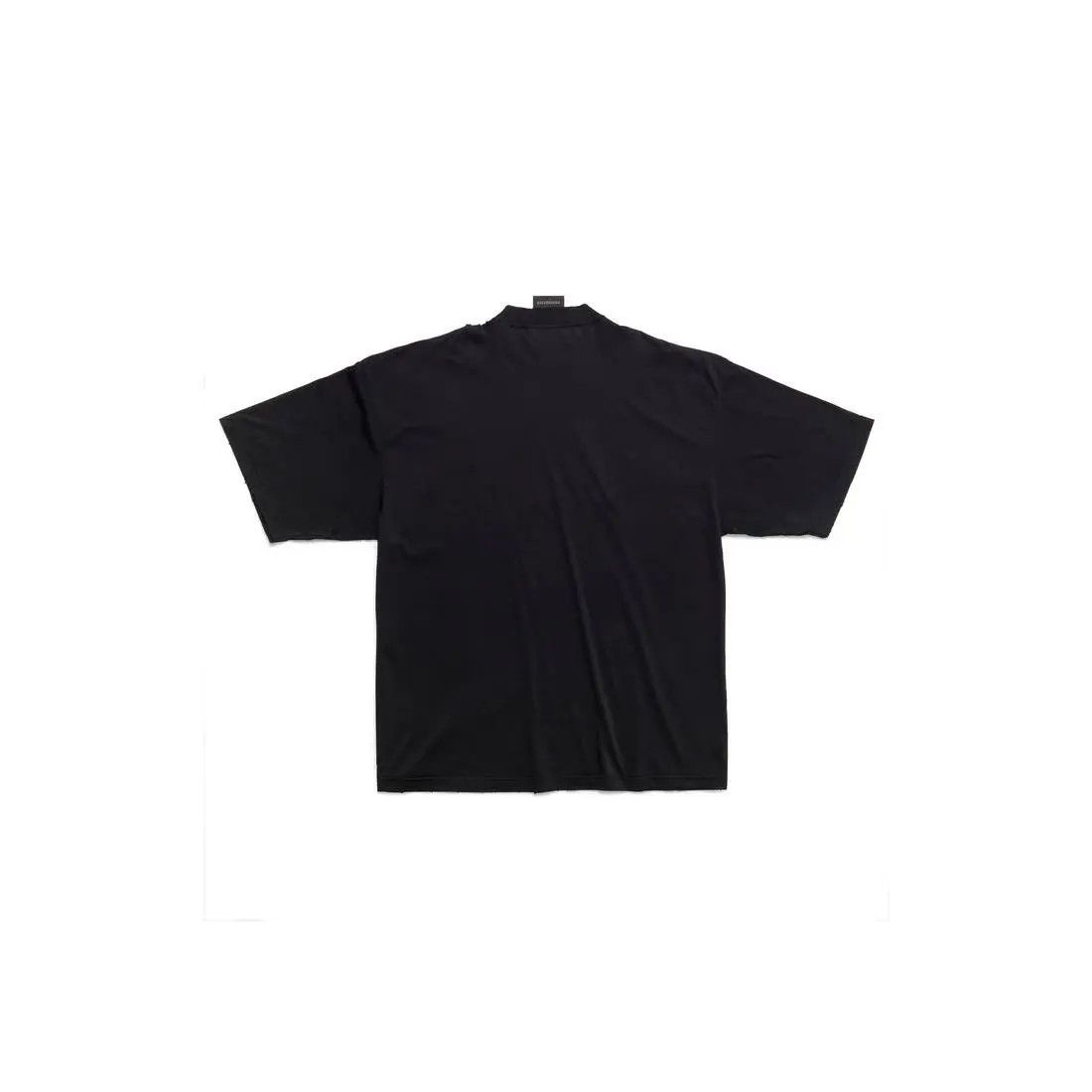 Balenciaga o1la1rc1a0625 Styling Hotline T-Shirt Large Fit in Black Size XL / US 12-14 / IT 48-50 - 2 Thumbnail